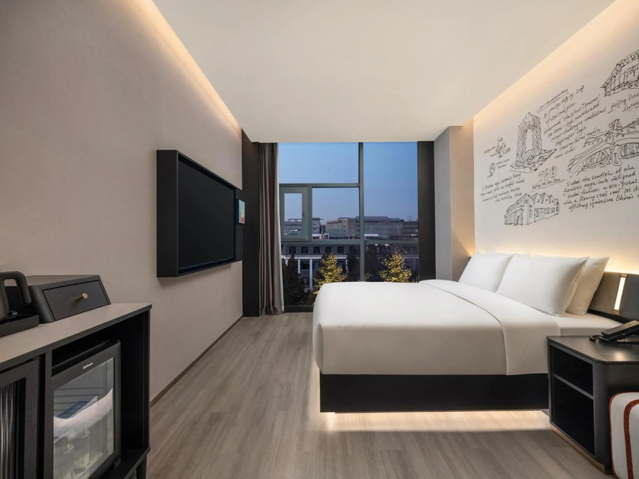 Photo of the whole room, Bed in Garner Hotel Beijing 798 Art District by IHG
