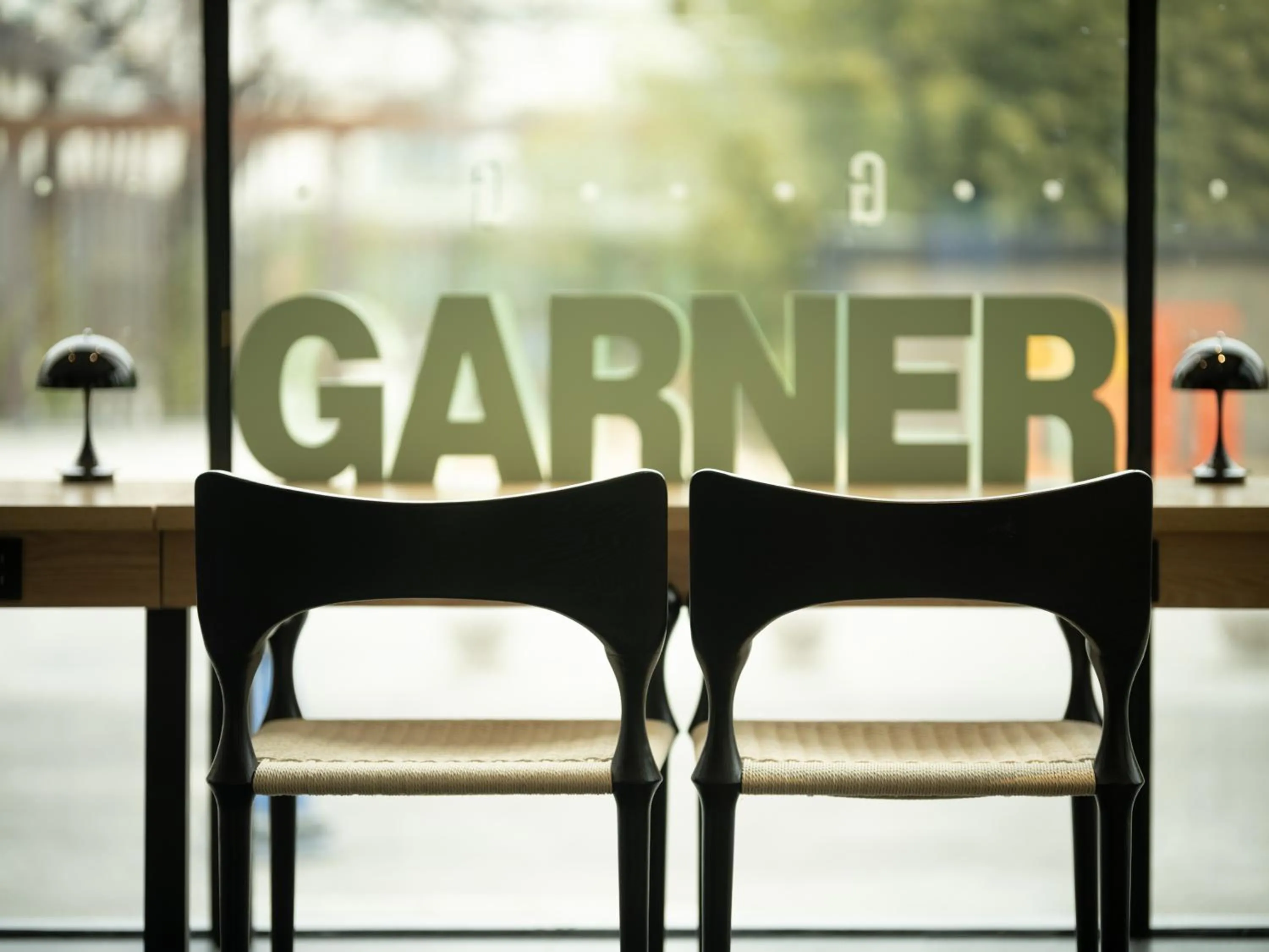 Seating area in Garner Hotel Beijing 798 Art District by IHG