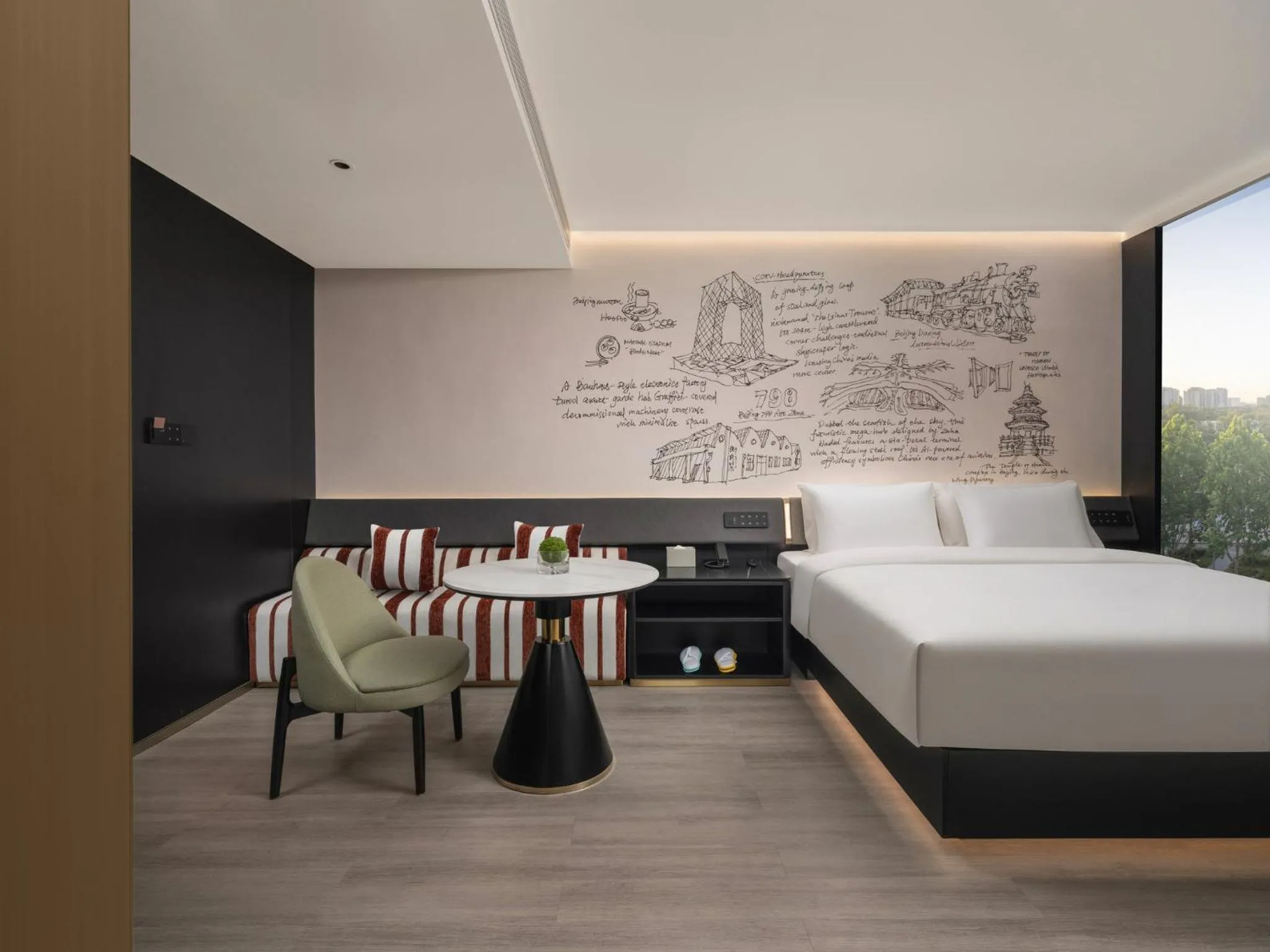 Photo of the whole room, Bed in Garner Hotel Beijing 798 Art District by IHG