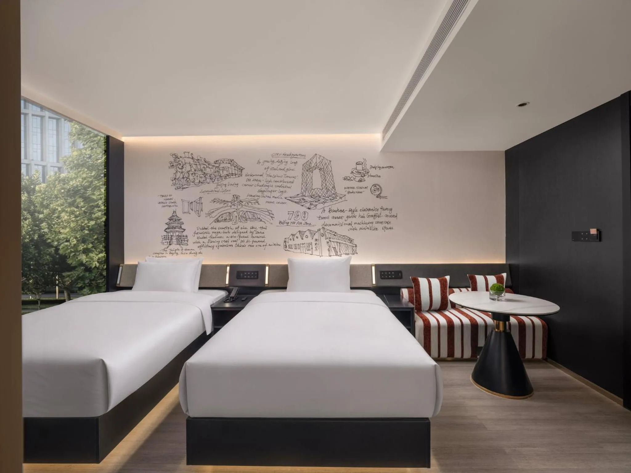 Photo of the whole room, Bed in Garner Hotel Beijing 798 Art District by IHG