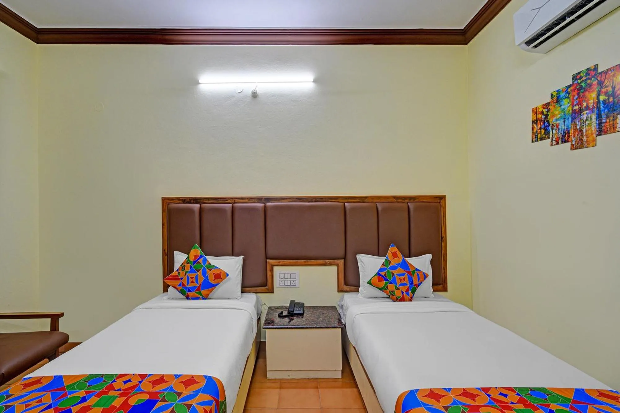 Bed in FabHotel Ranjit Residency