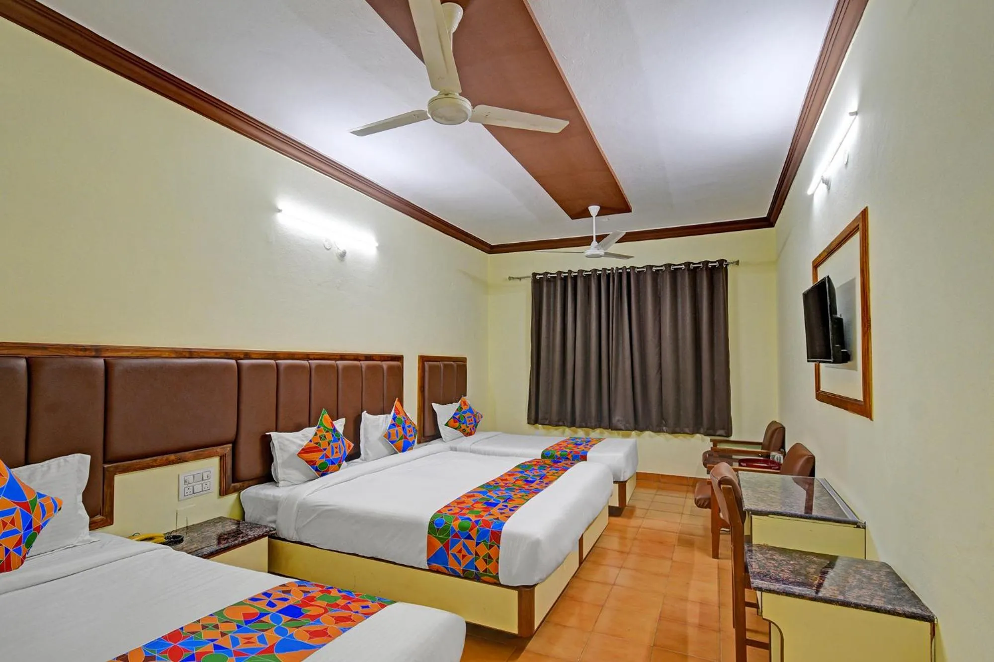 Bed in FabHotel Ranjit Residency