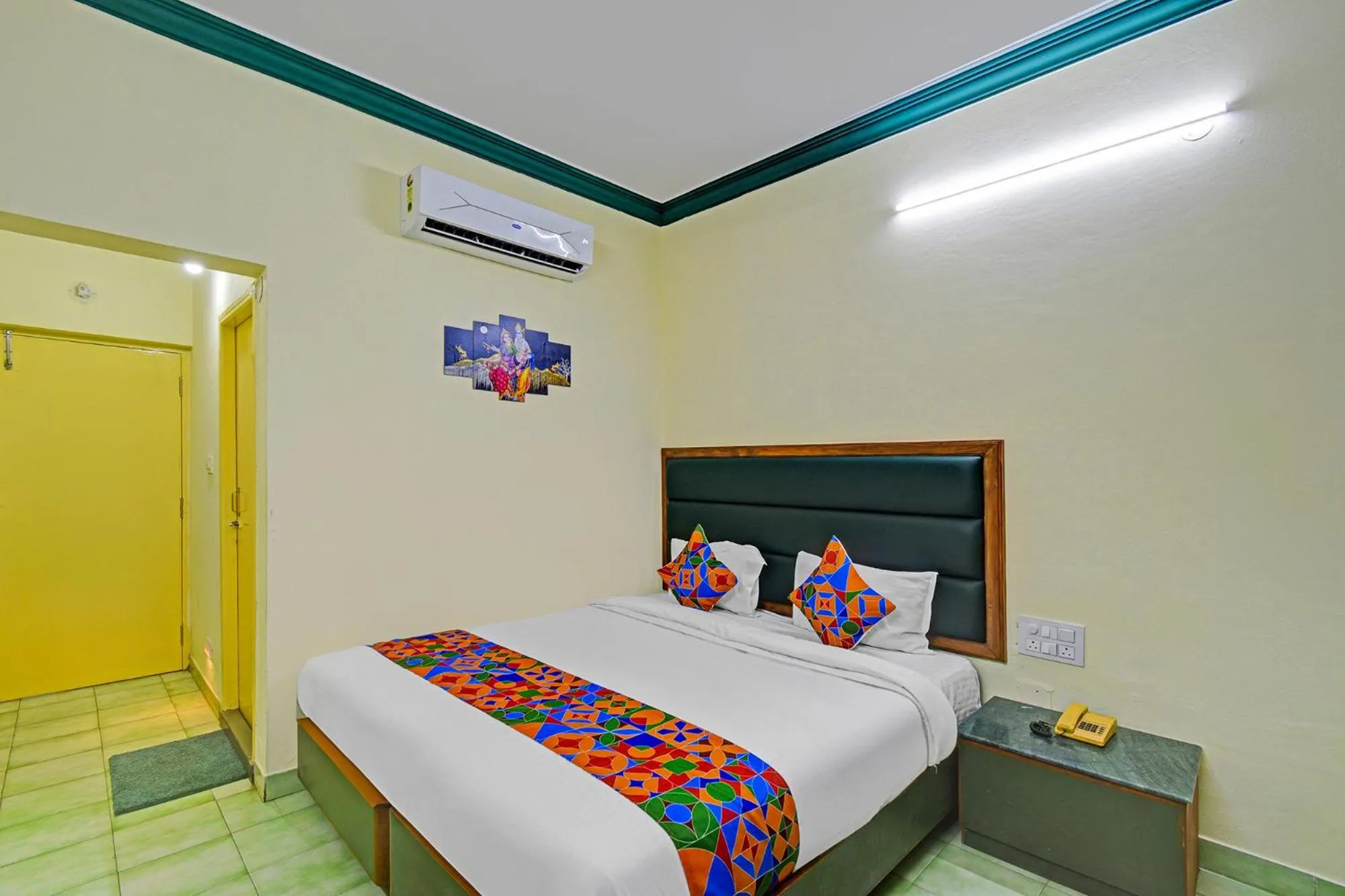 Bed in FabHotel Ranjit Residency