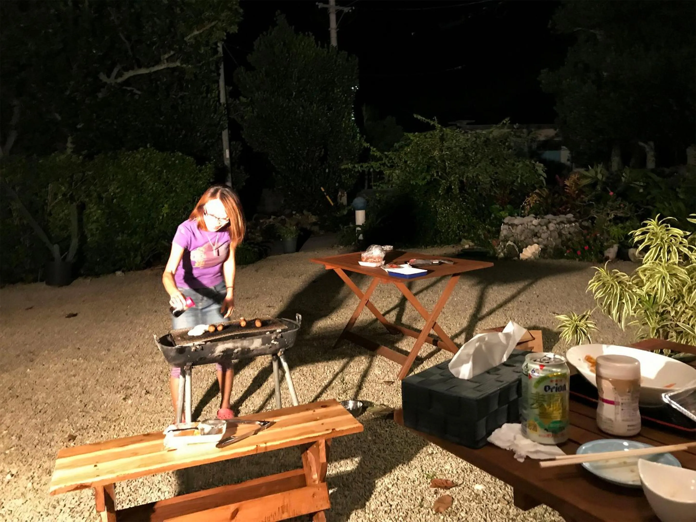 BBQ facilities in Minshuku Irayoi