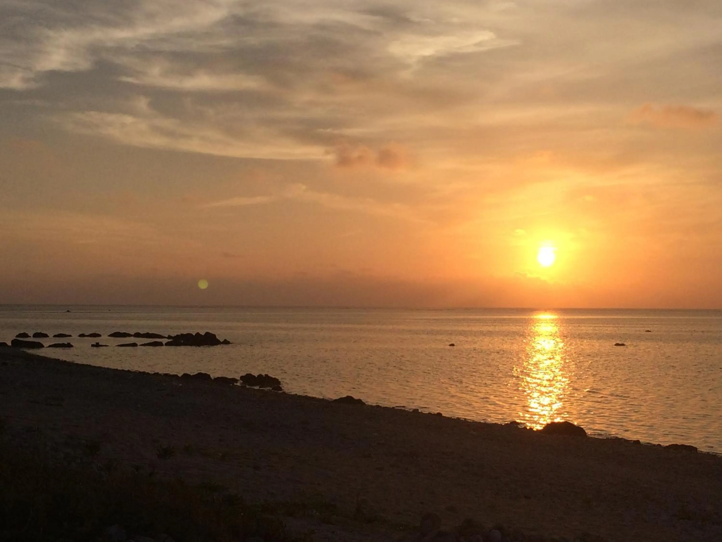 Sunrise in Minshuku Irayoi