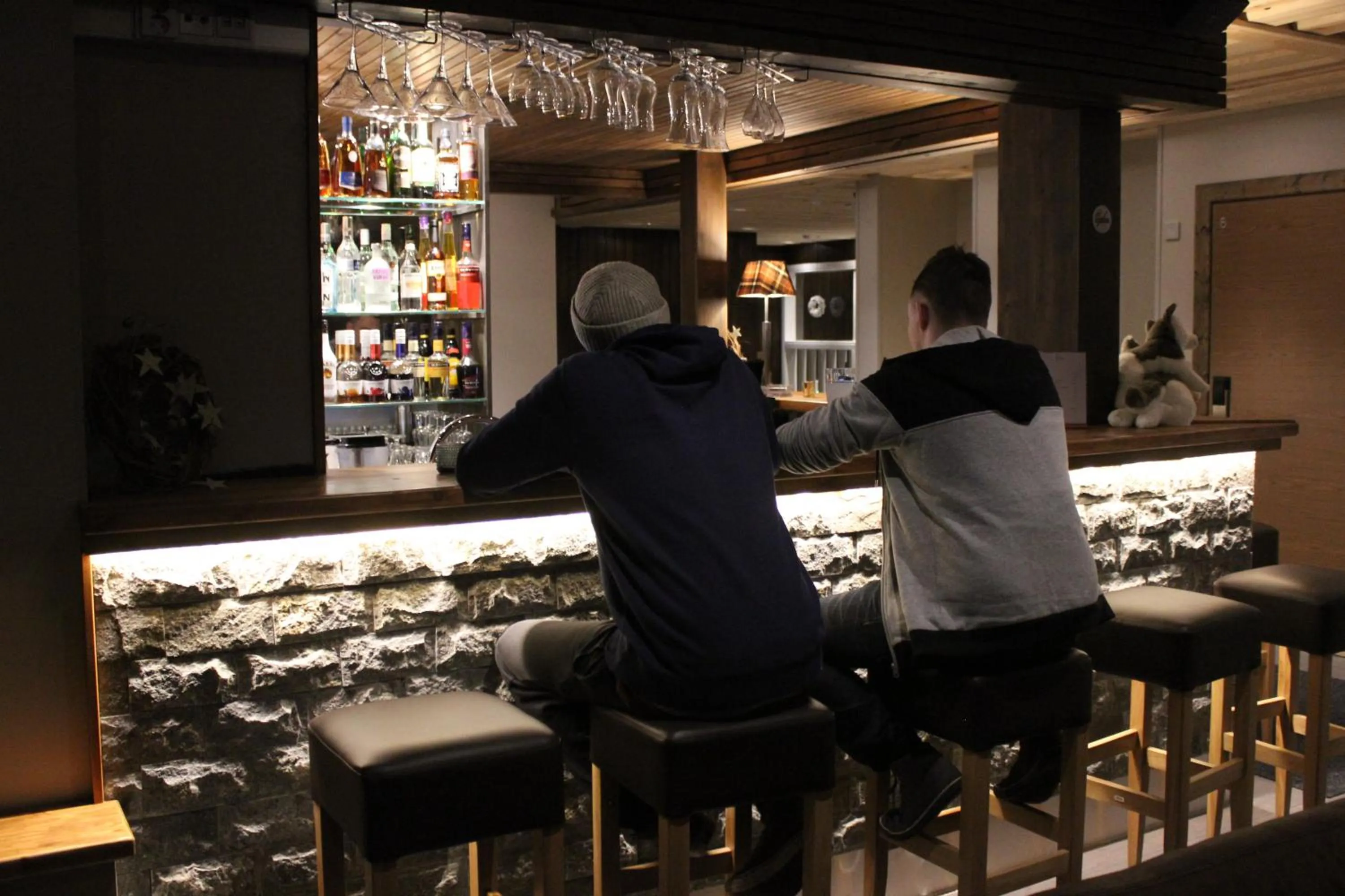 Lounge or bar in Beana Laponia - Wilderness boutique hotel with safaris