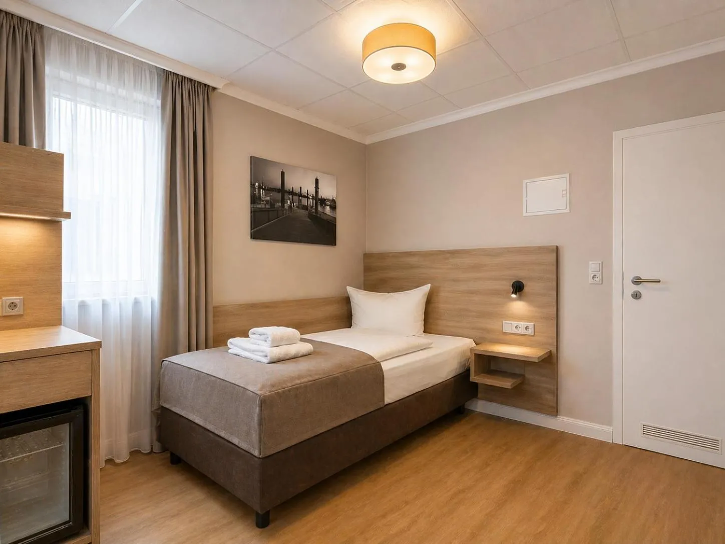 Bed in Hotel Wania
