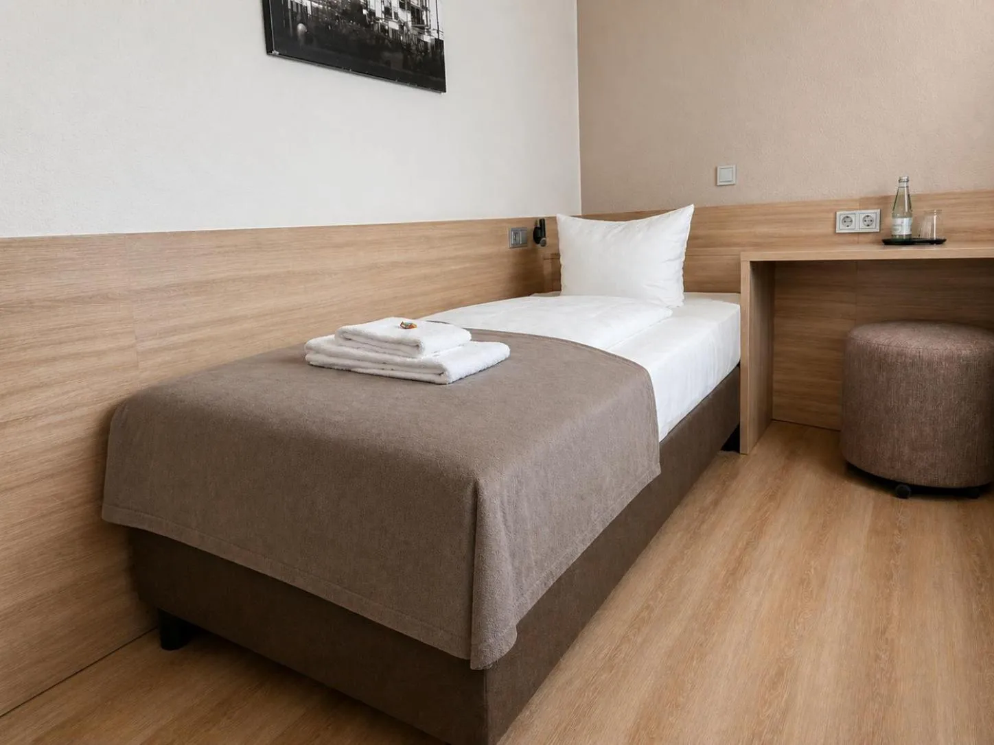 Bed in Hotel Wania