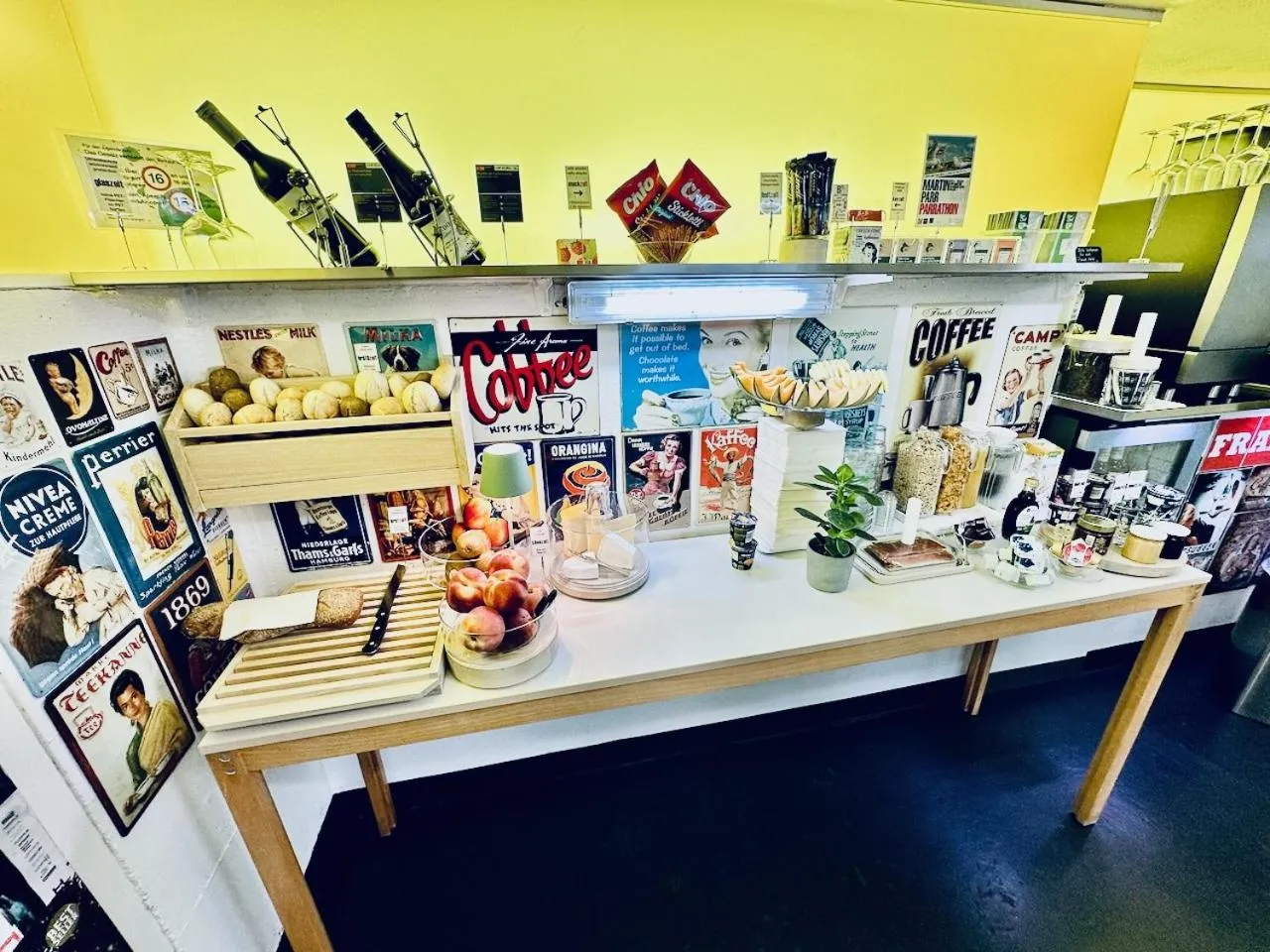 Food and drinks in Bed Bike and Breakfast Olten