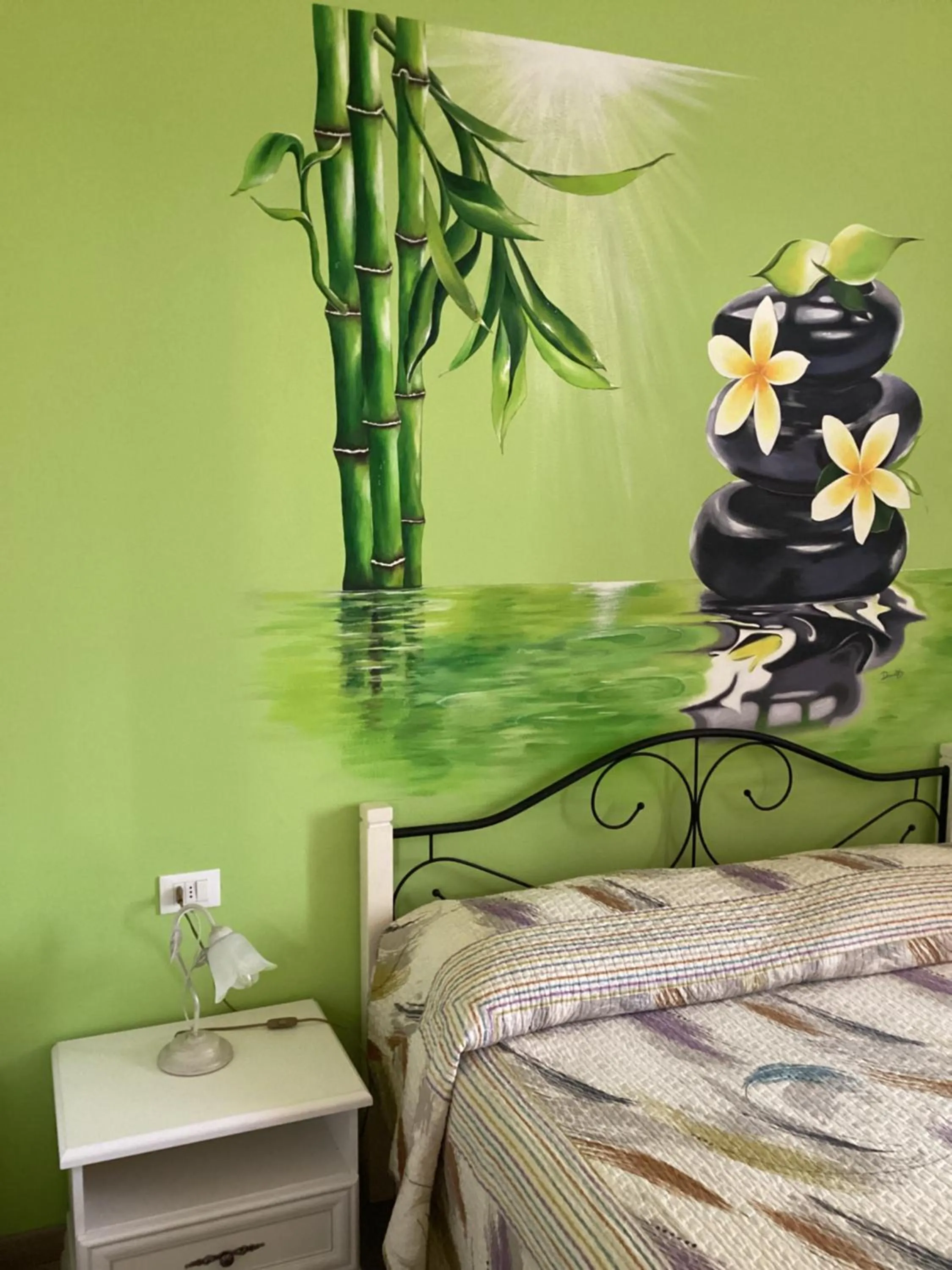 Bedroom, Bed in Villa Caterina