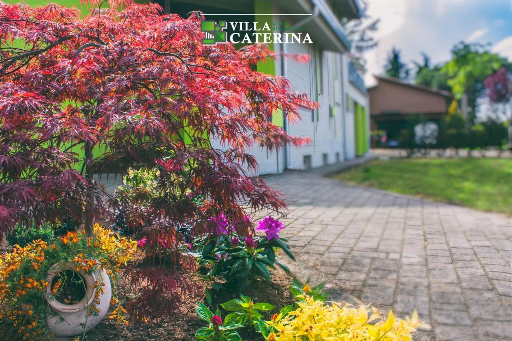 Facade/entrance in Villa Caterina
