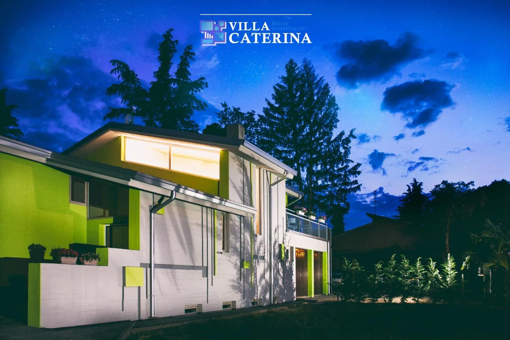 Facade/entrance in Villa Caterina