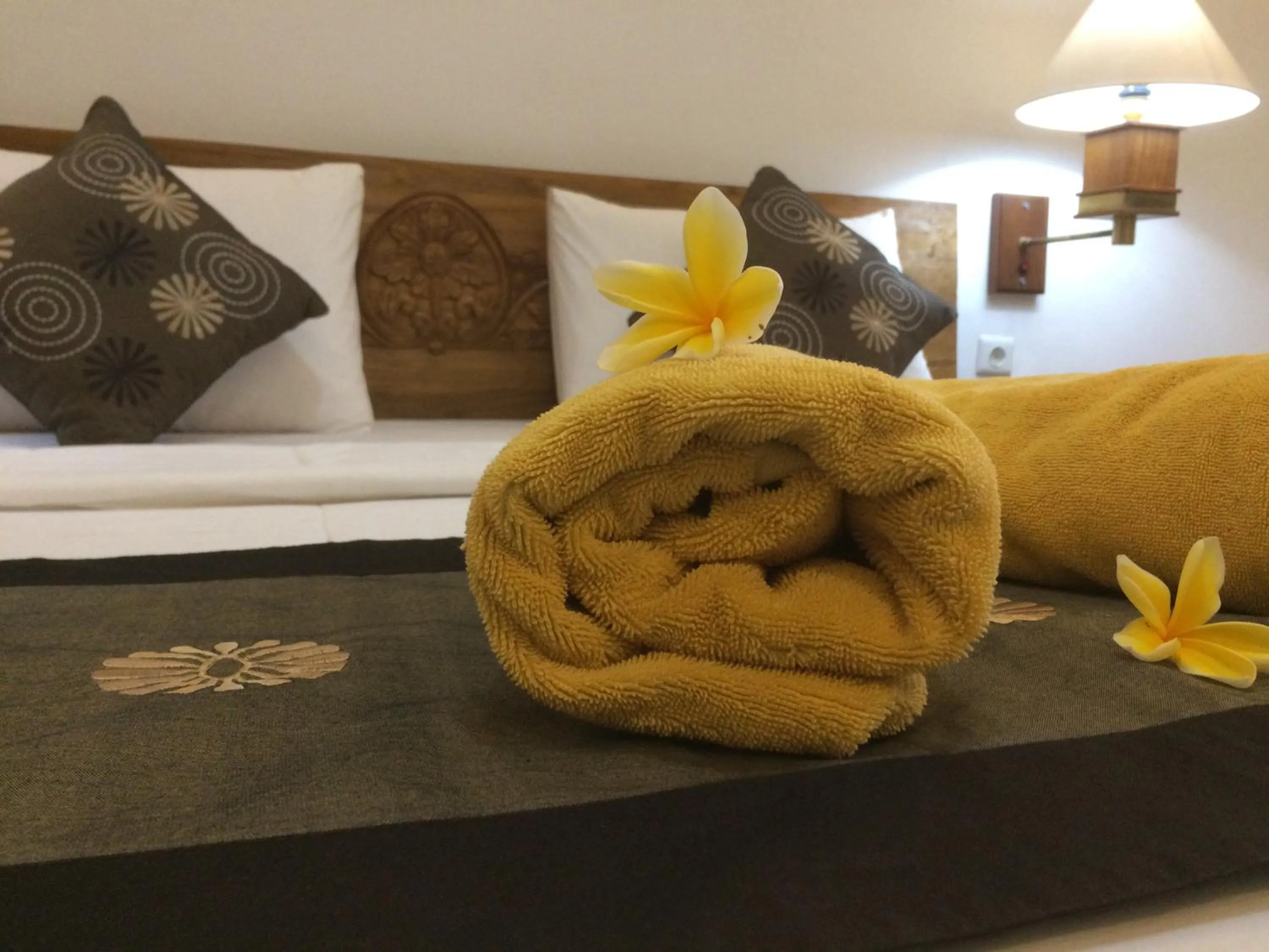 Decorative detail, Bed in Ubud Rooms B&B