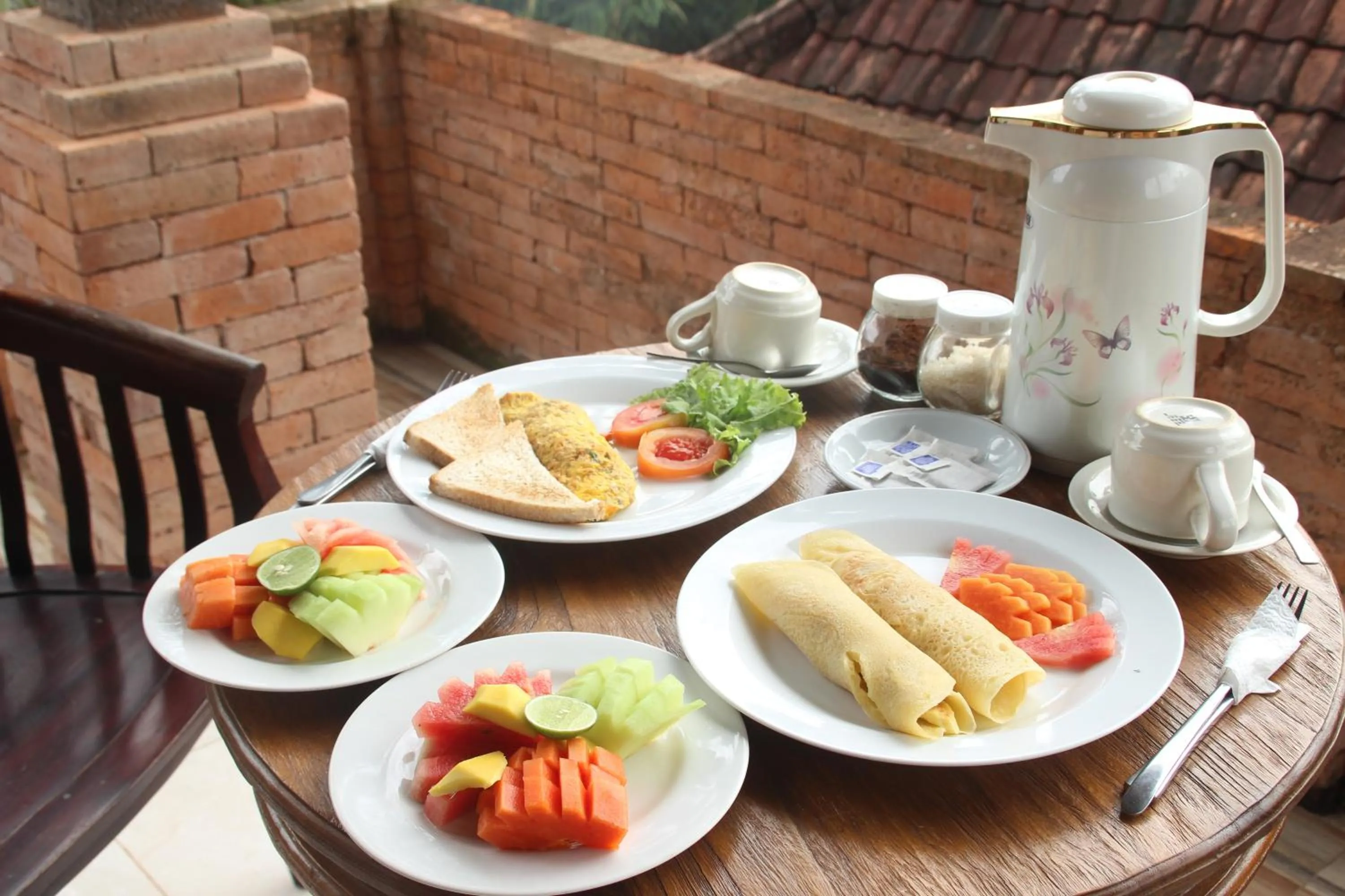 Breakfast in Ubud Rooms B&B