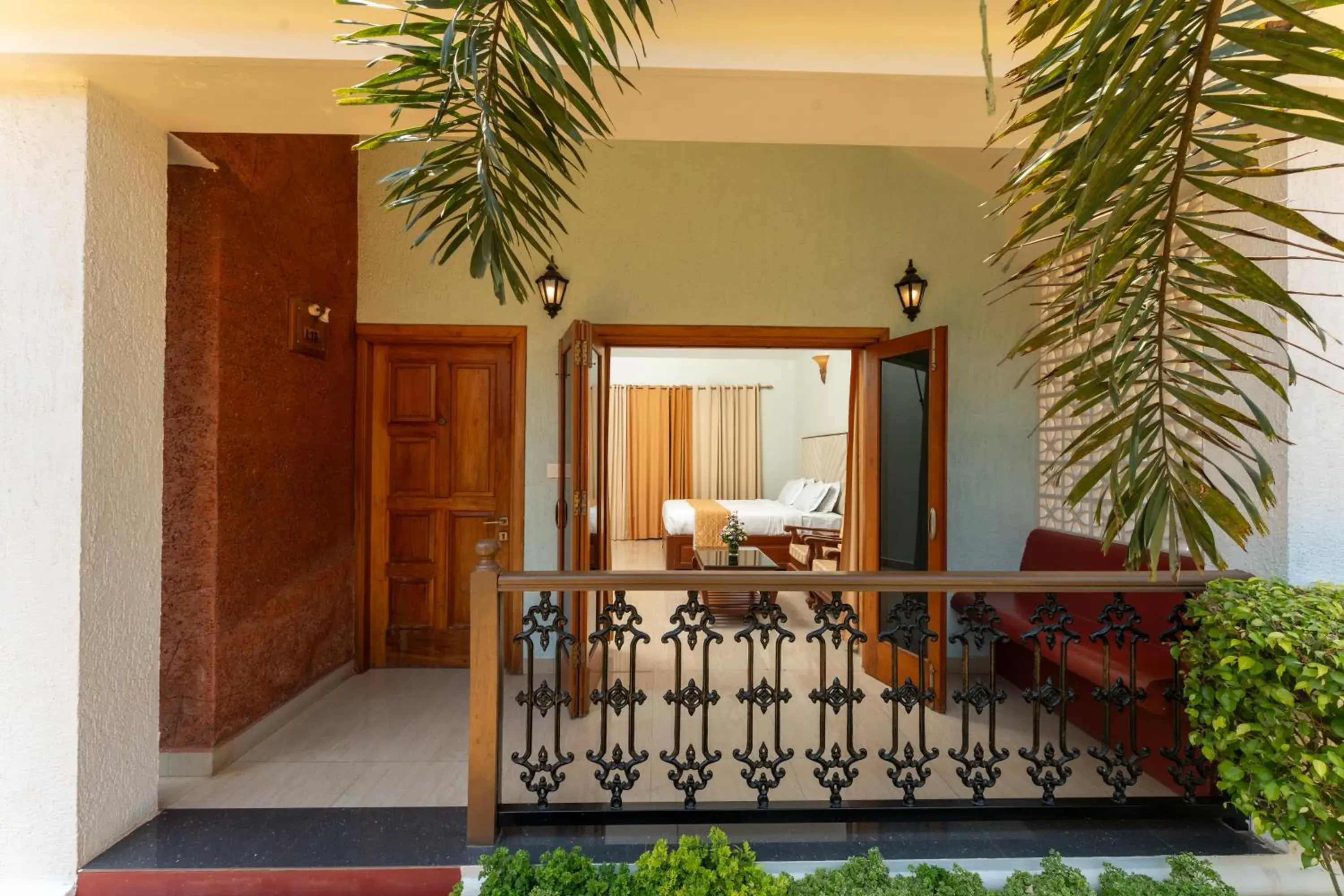 Garden view in The Grand Leoney Resort Garden view in The Grand Leoney Resort