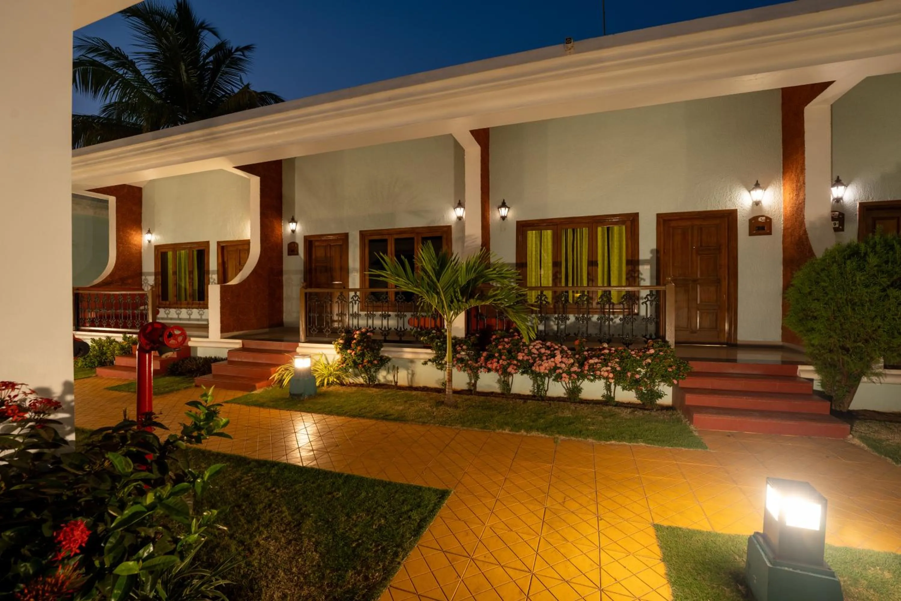 Garden view in The Grand Leoney Resort