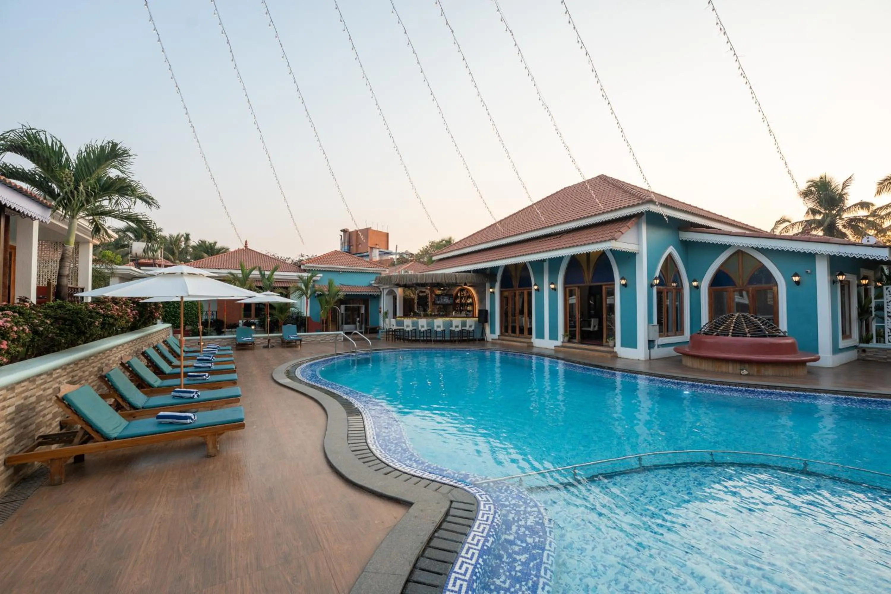Swimming pool in The Grand Leoney Resort