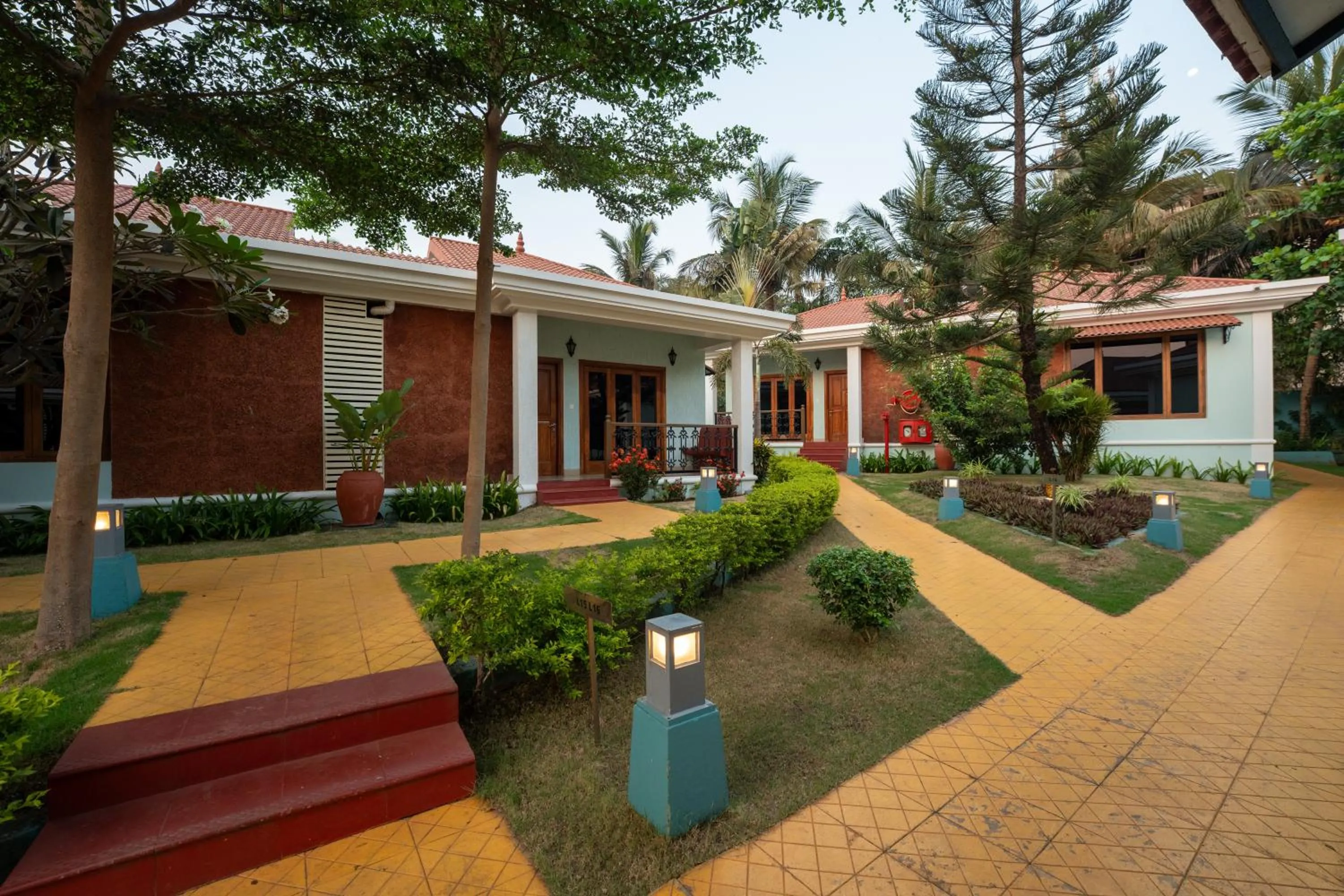 Garden view in The Grand Leoney Resort