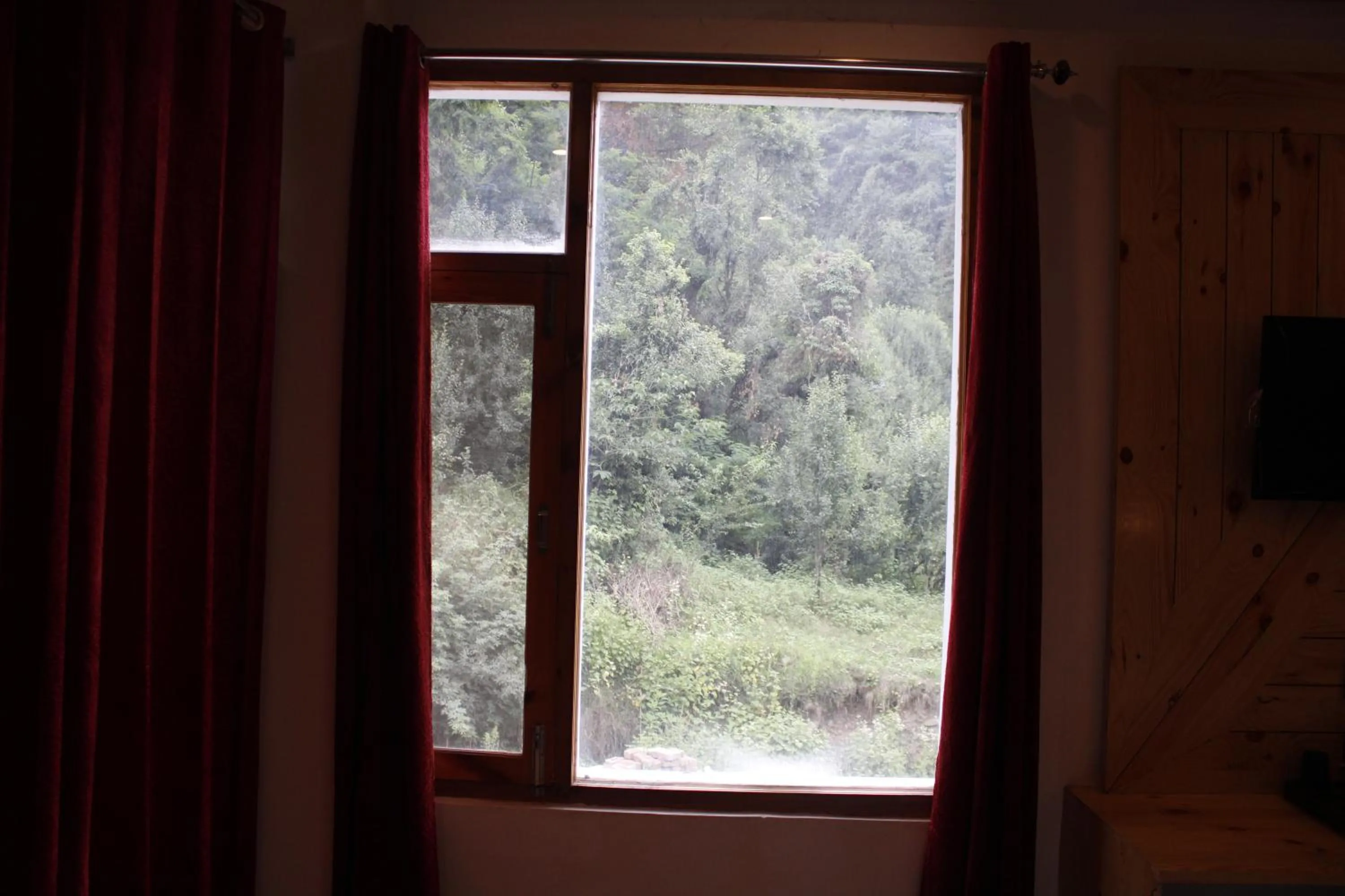 Queen Room with Garden View - single occupancy in Hotel Riverview Serenity A unit of The Lavish Stays