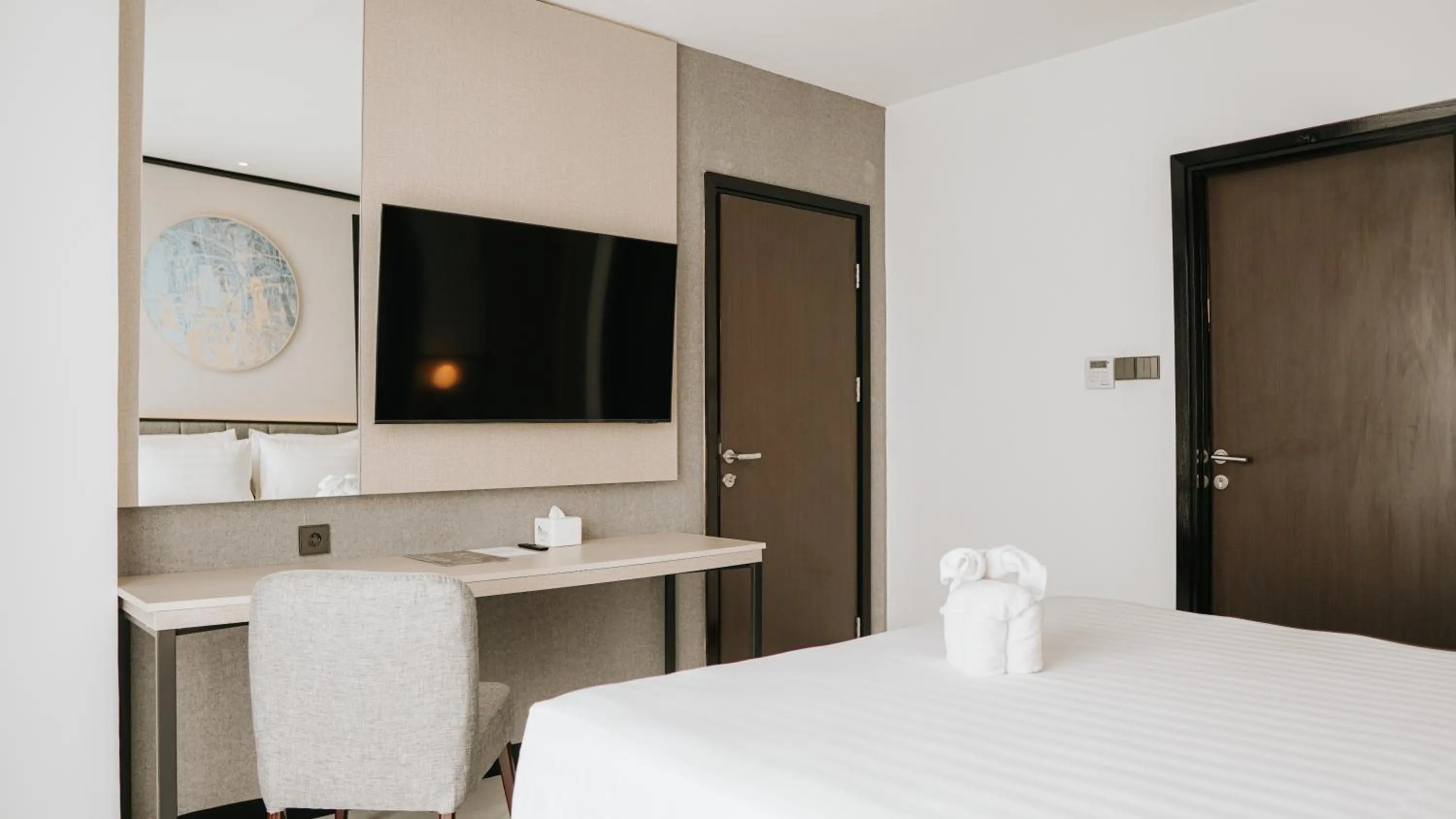 Bed in Ascent Premiere Hotel & Convention Pasuruan