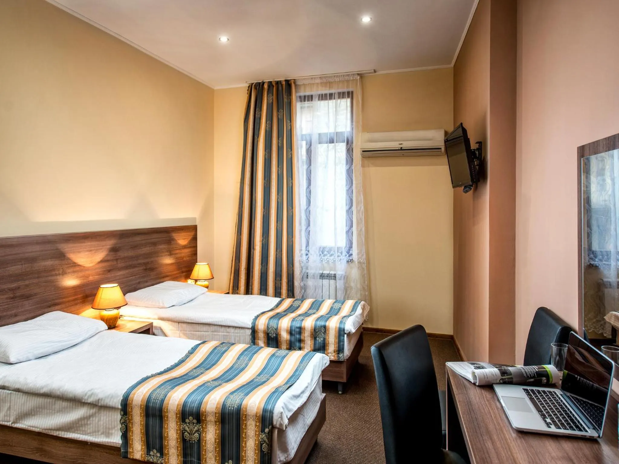 Photo of the whole room, Bed in Lviv Central Jam Hotel