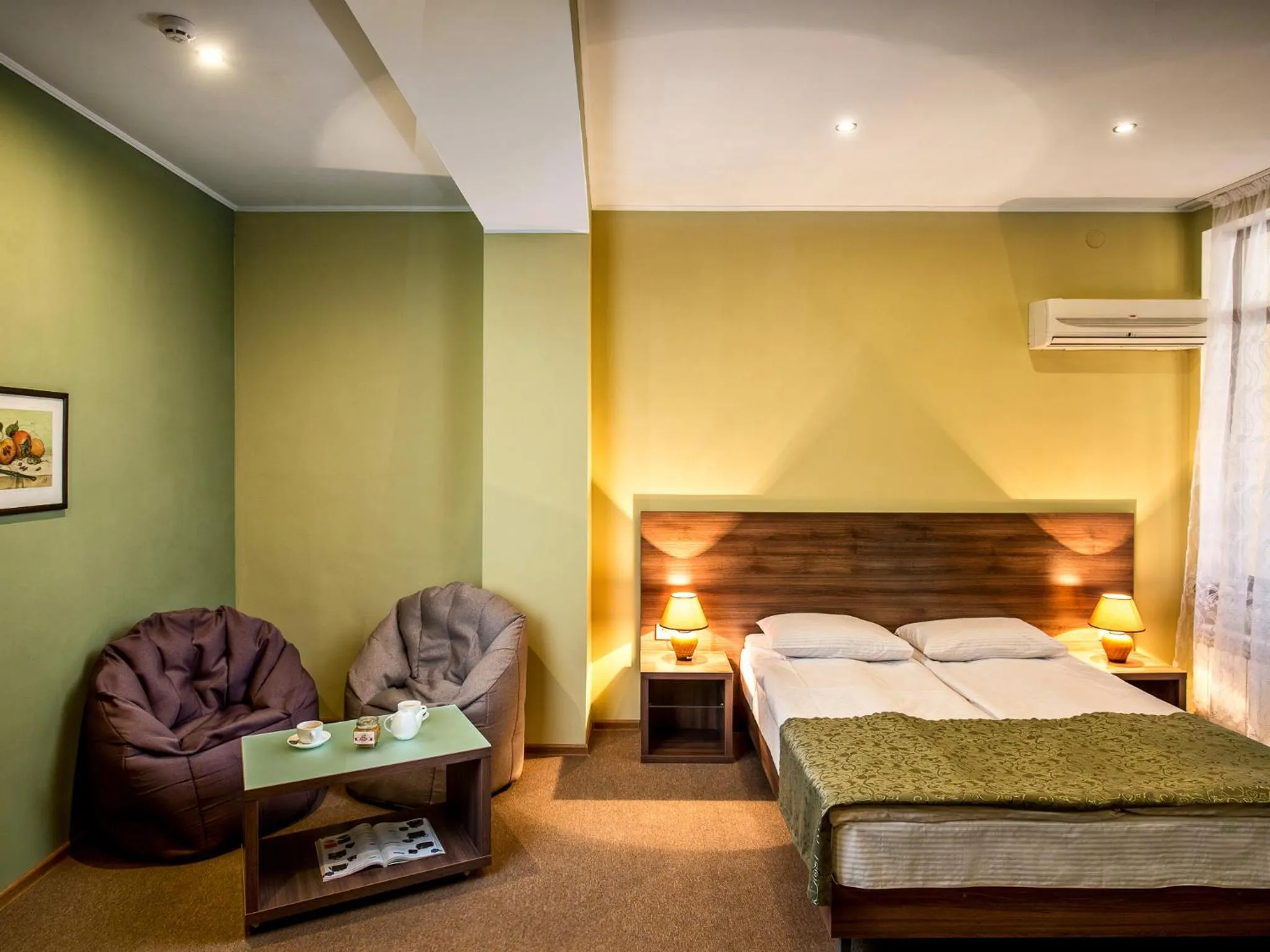 Photo of the whole room, Bed in Lviv Central Jam Hotel