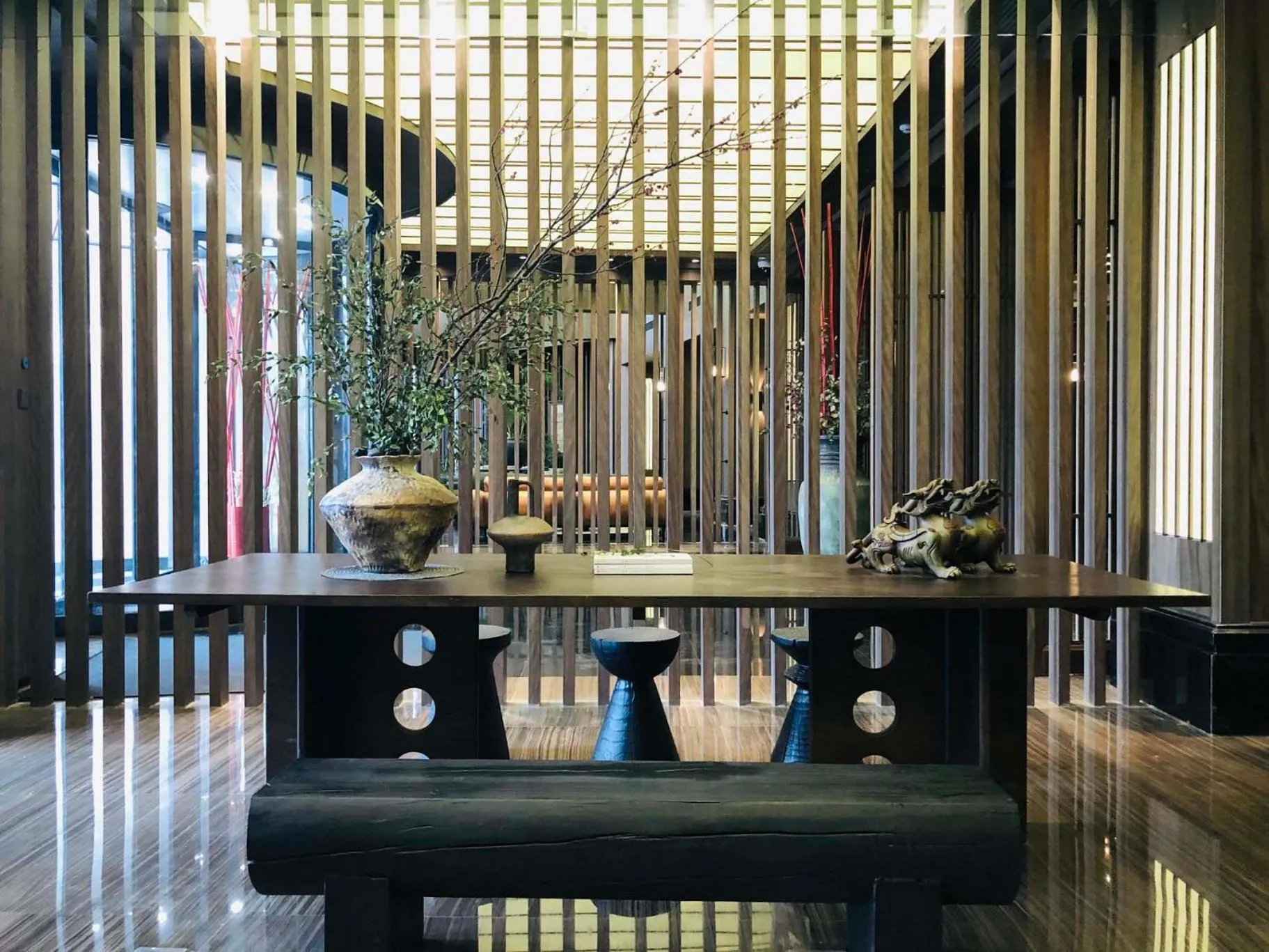 Living room in Qiuzhu Hotel Shanghai
