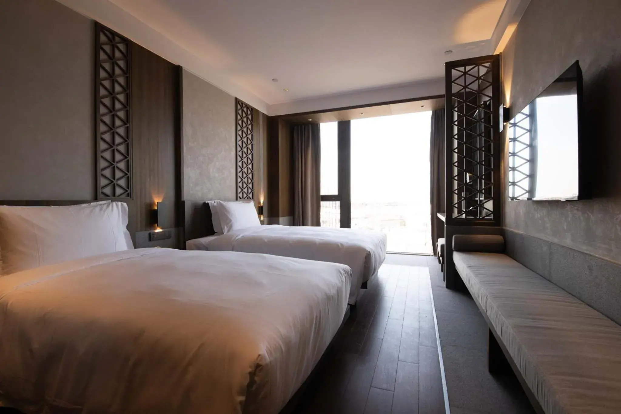 Standard Twin Room in Qiuzhu Hotel Shanghai Standard Twin Room in Qiuzhu Hotel Shanghai
