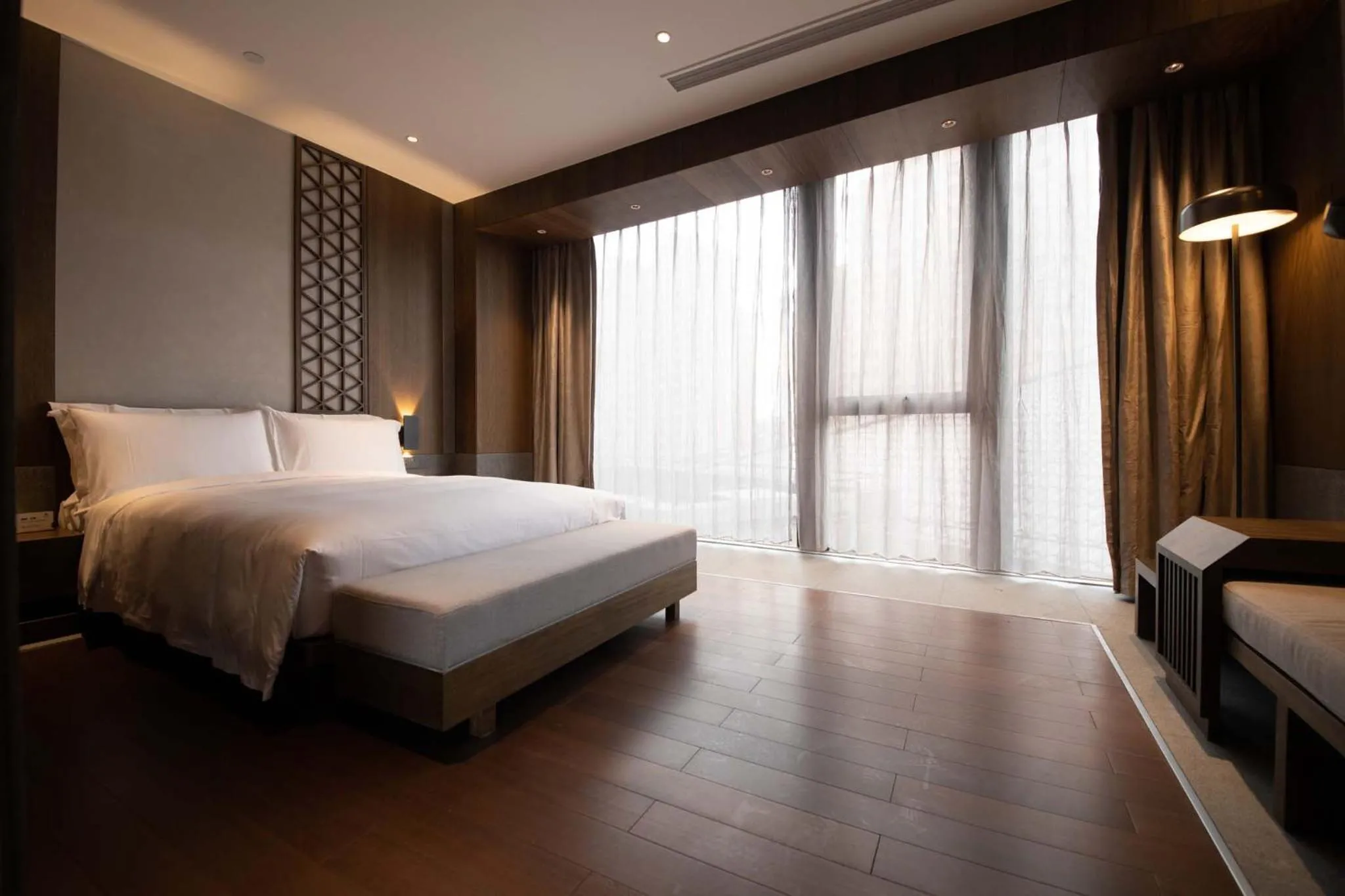 Bedroom, Bed in Qiuzhu Hotel Shanghai