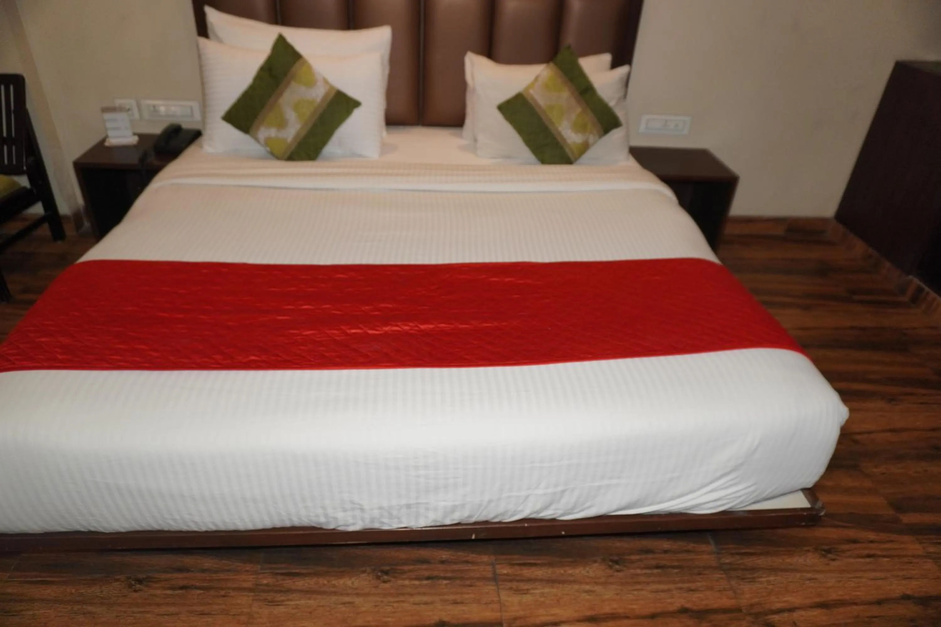 Bed in Hotel Nilax
