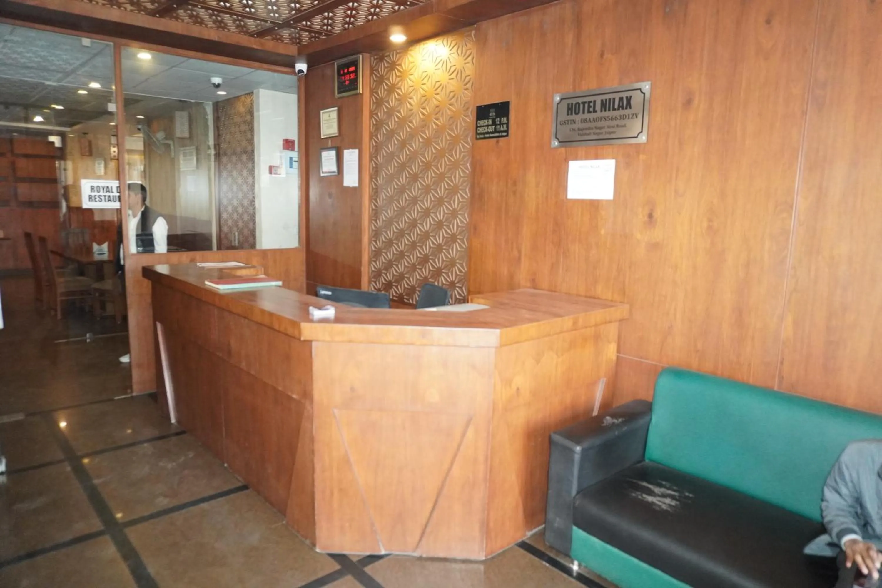 Lobby or reception in Hotel Nilax