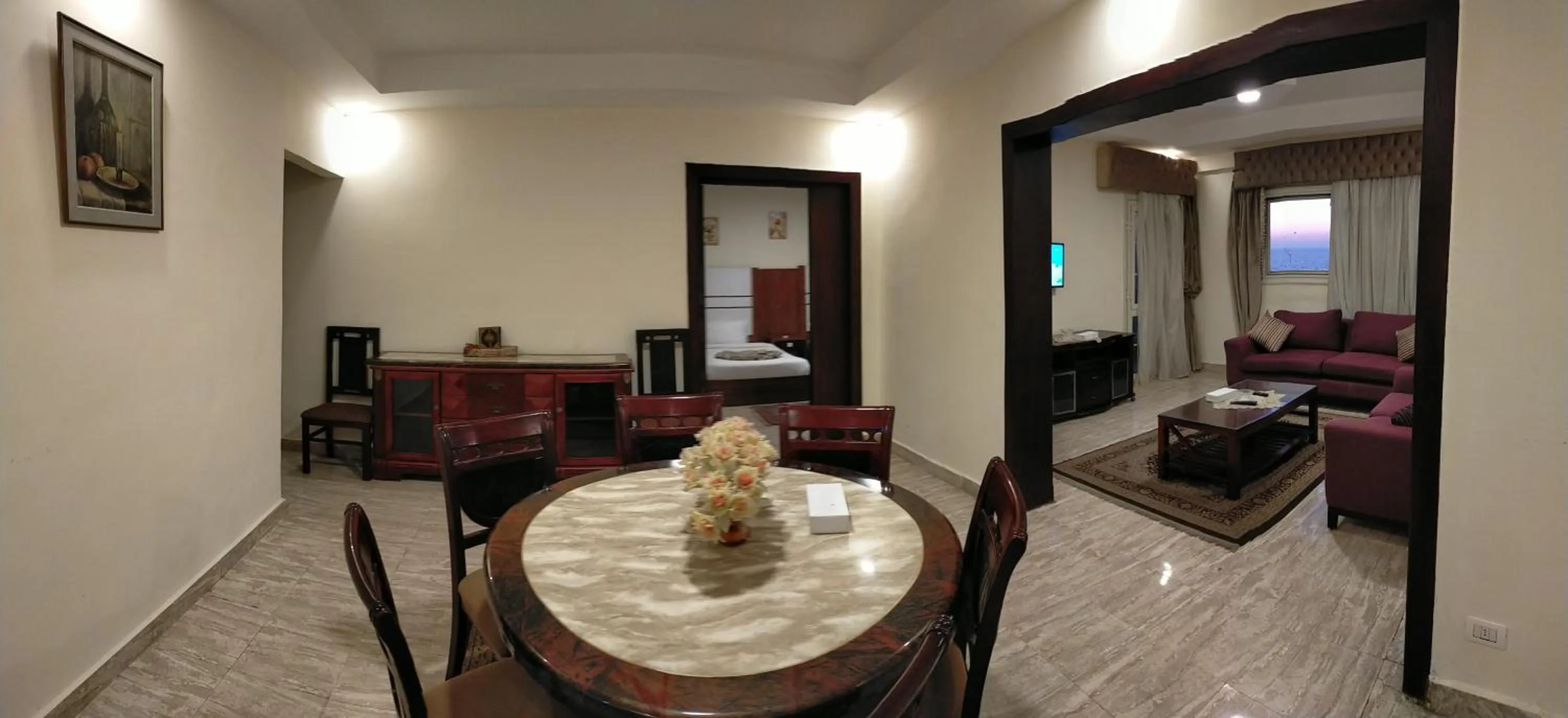 Living room in 26th of July Apartments