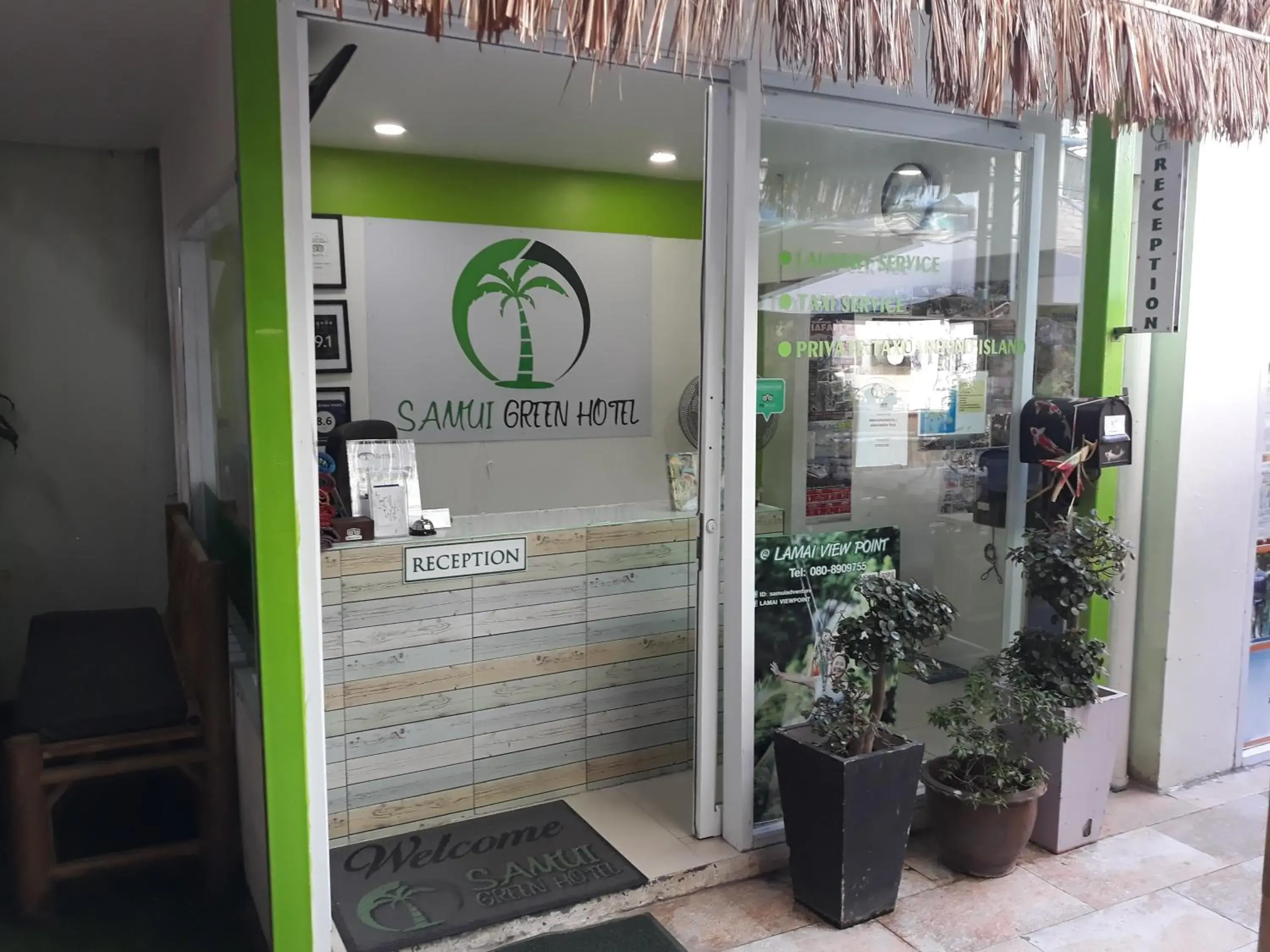 Lobby or reception in Samui Green Hotel Lobby or reception in Samui Green Hotel