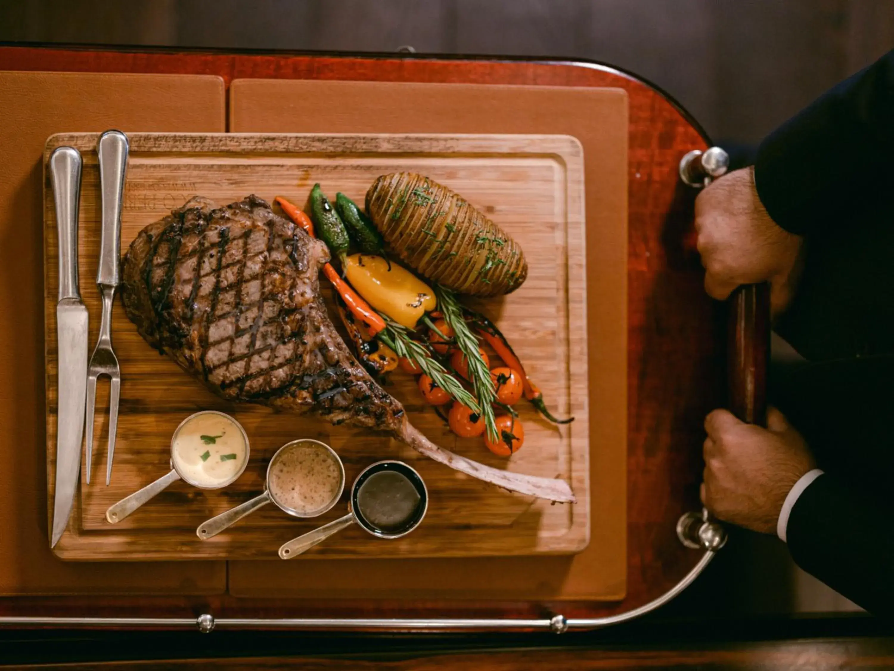Food close-up in Al Habtoor Palace - Preferred Hotels & Resorts Food close-up in Al Habtoor Palace - Preferred Hotels & Resorts