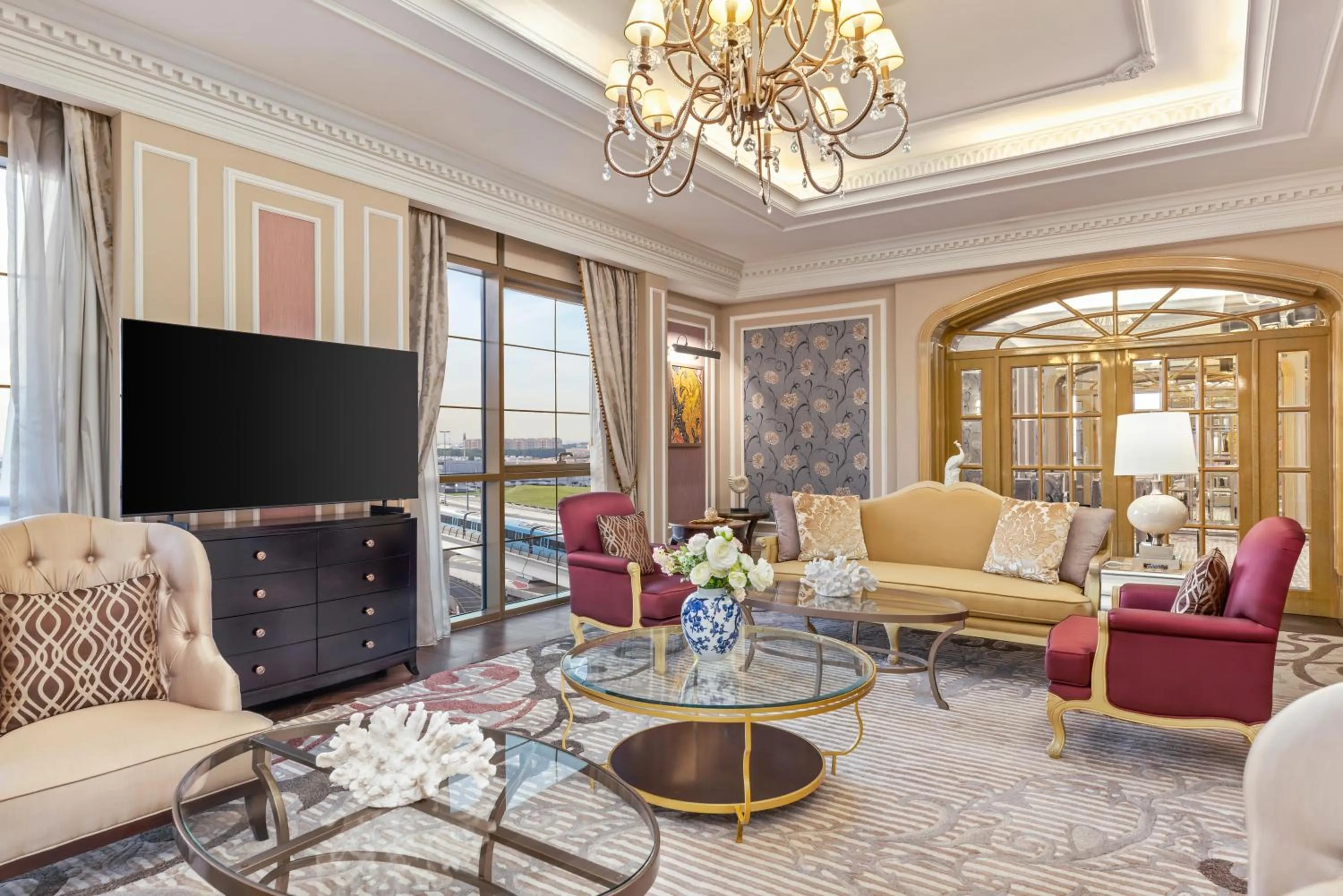 TV and multimedia in Al Habtoor Palace - Preferred Hotels & Resorts