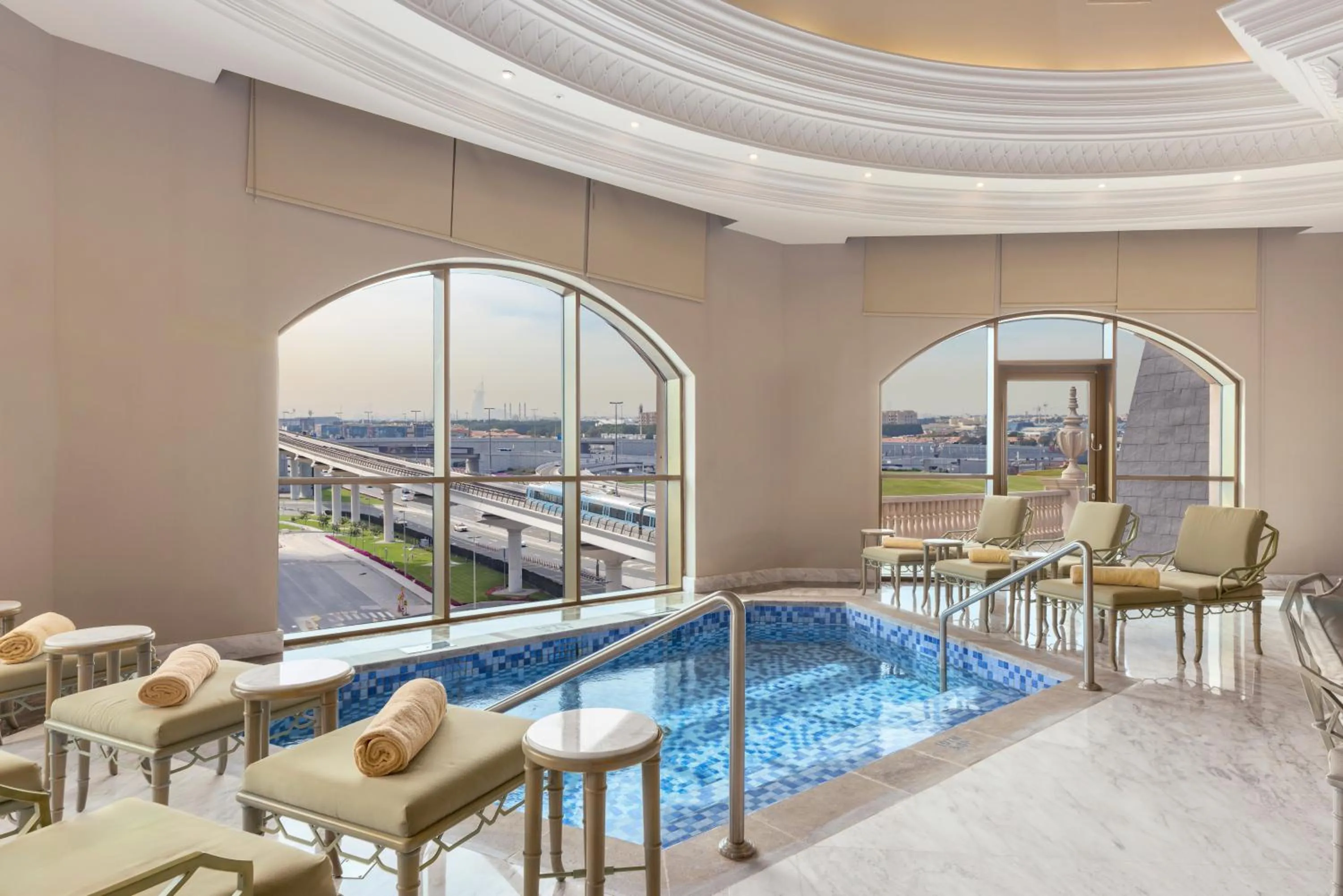 Swimming pool in Al Habtoor Palace - Preferred Hotels & Resorts