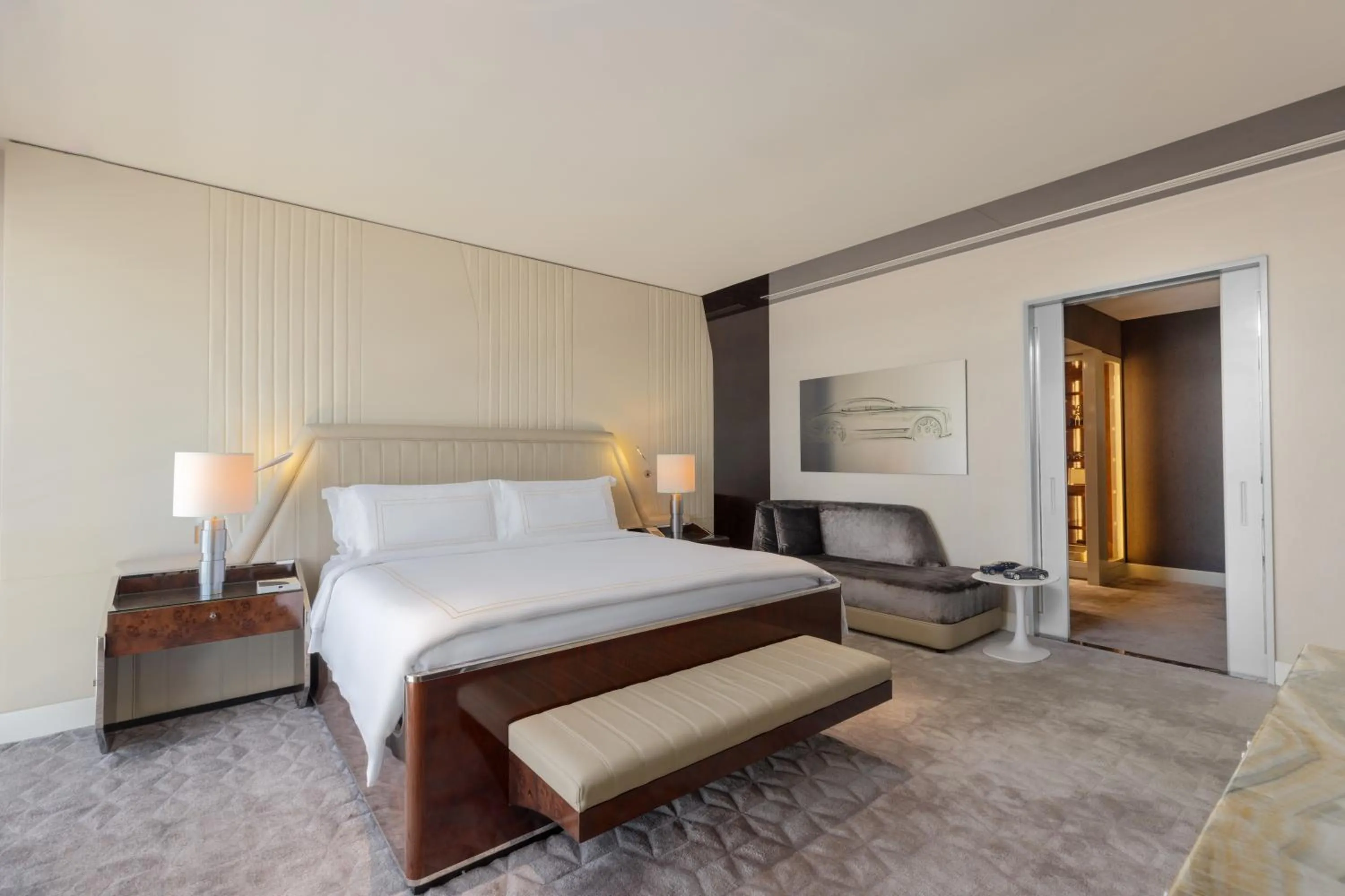 Bed in Al Habtoor Palace - Preferred Hotels & Resorts