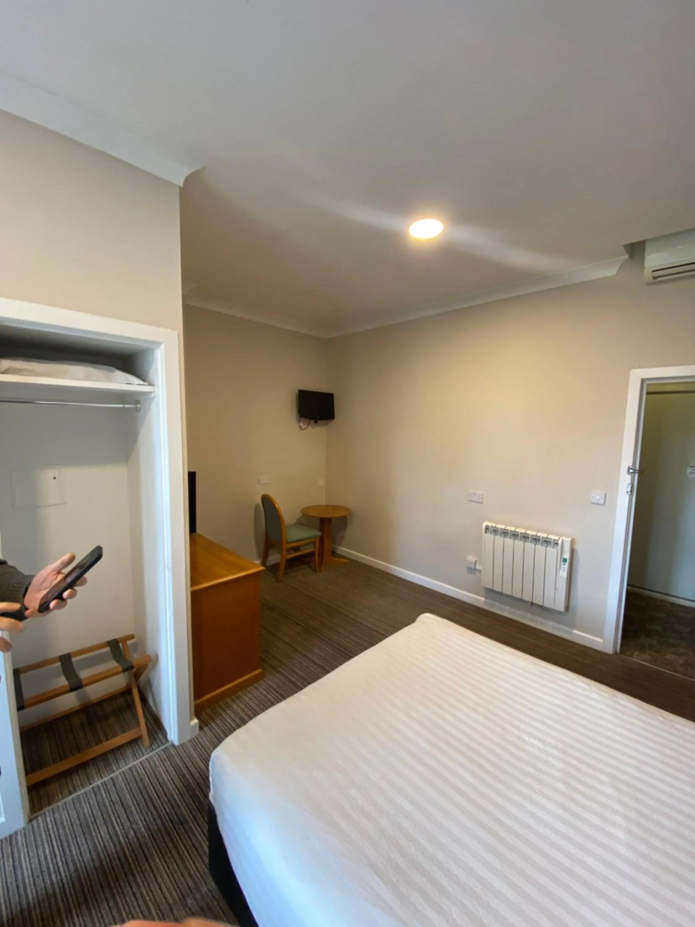 Bed in Durley Chine Hotel