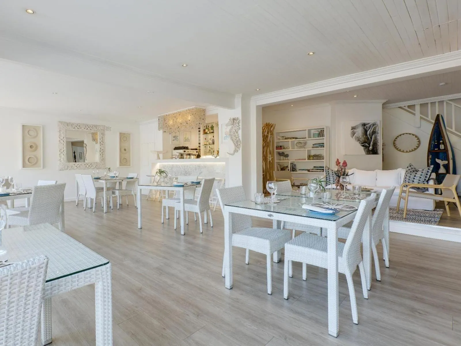 Dining area in Amanzi Island Boutique Hotel