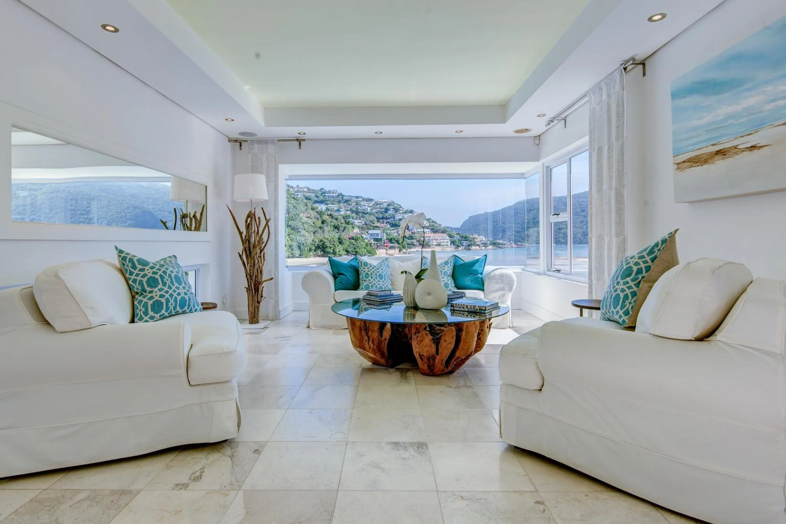 Living room in Amanzi Island Boutique Hotel