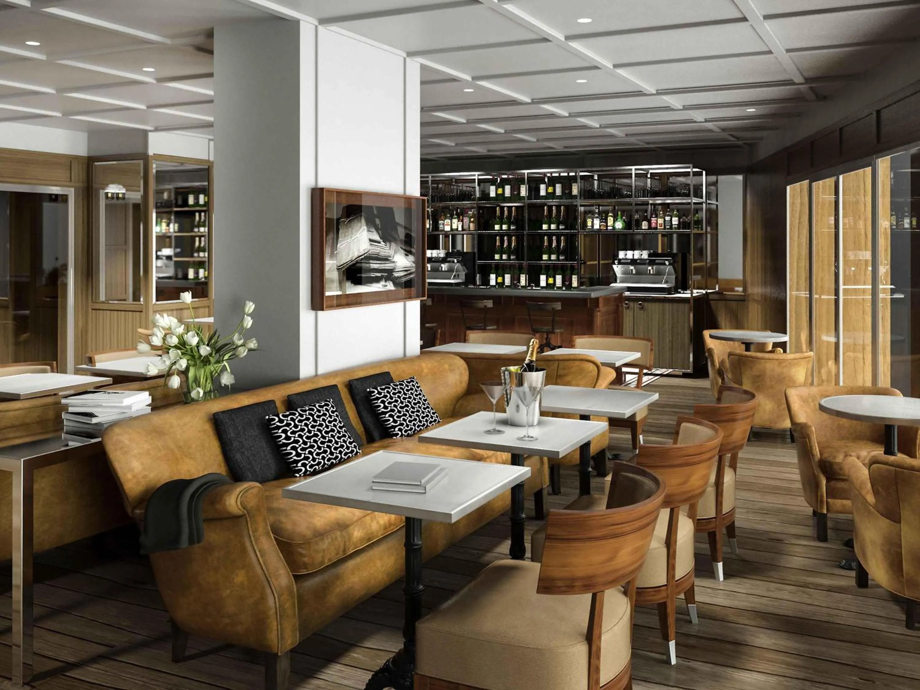 Lounge or bar in Boutet Bastille Hotel Paris - MGallery Collection