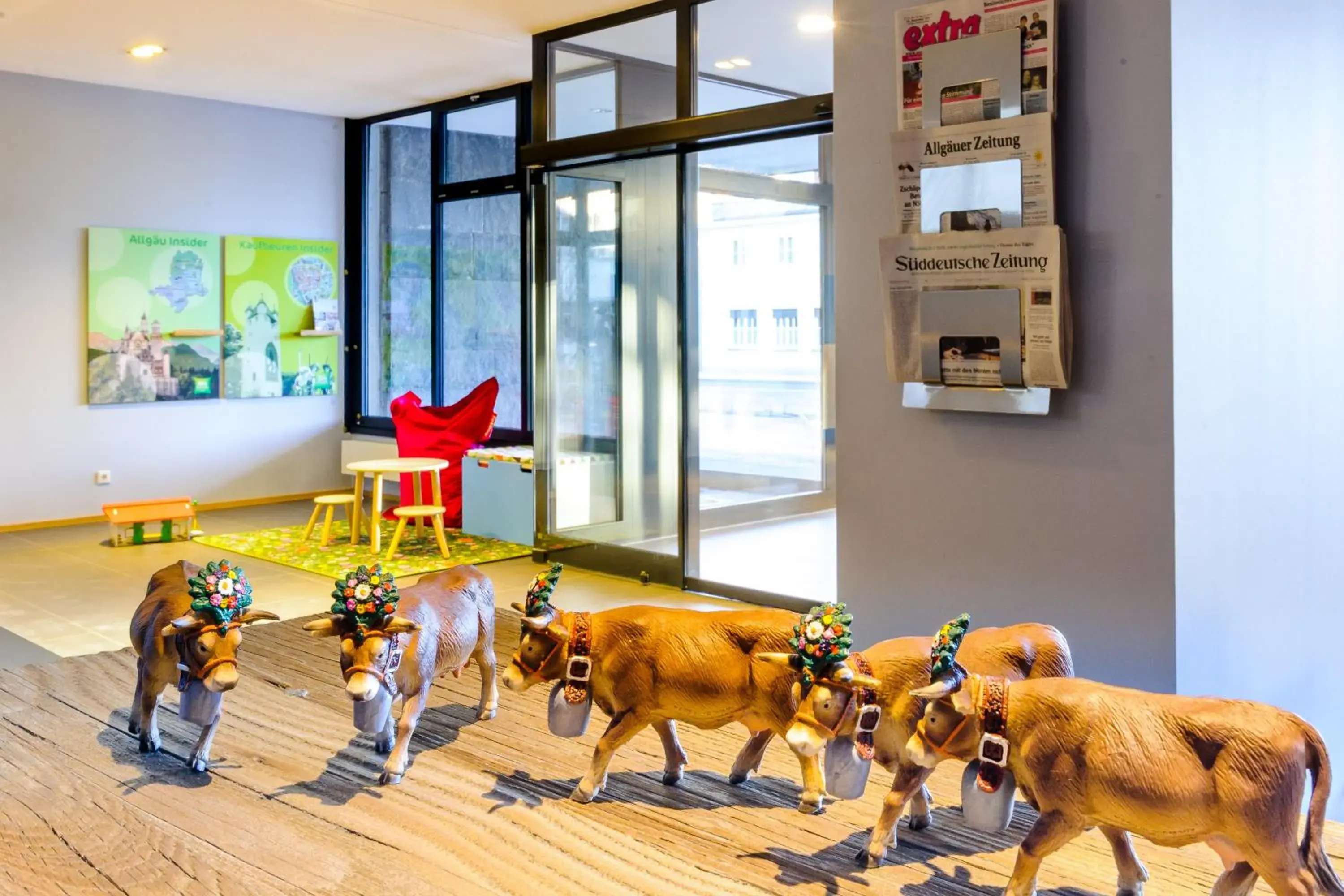 Lobby or reception in Felix Hotel Kaufbeuren Lobby or reception in Felix Hotel Kaufbeuren