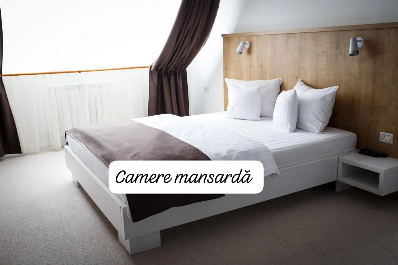 Bed in Pensiunea Art 1000