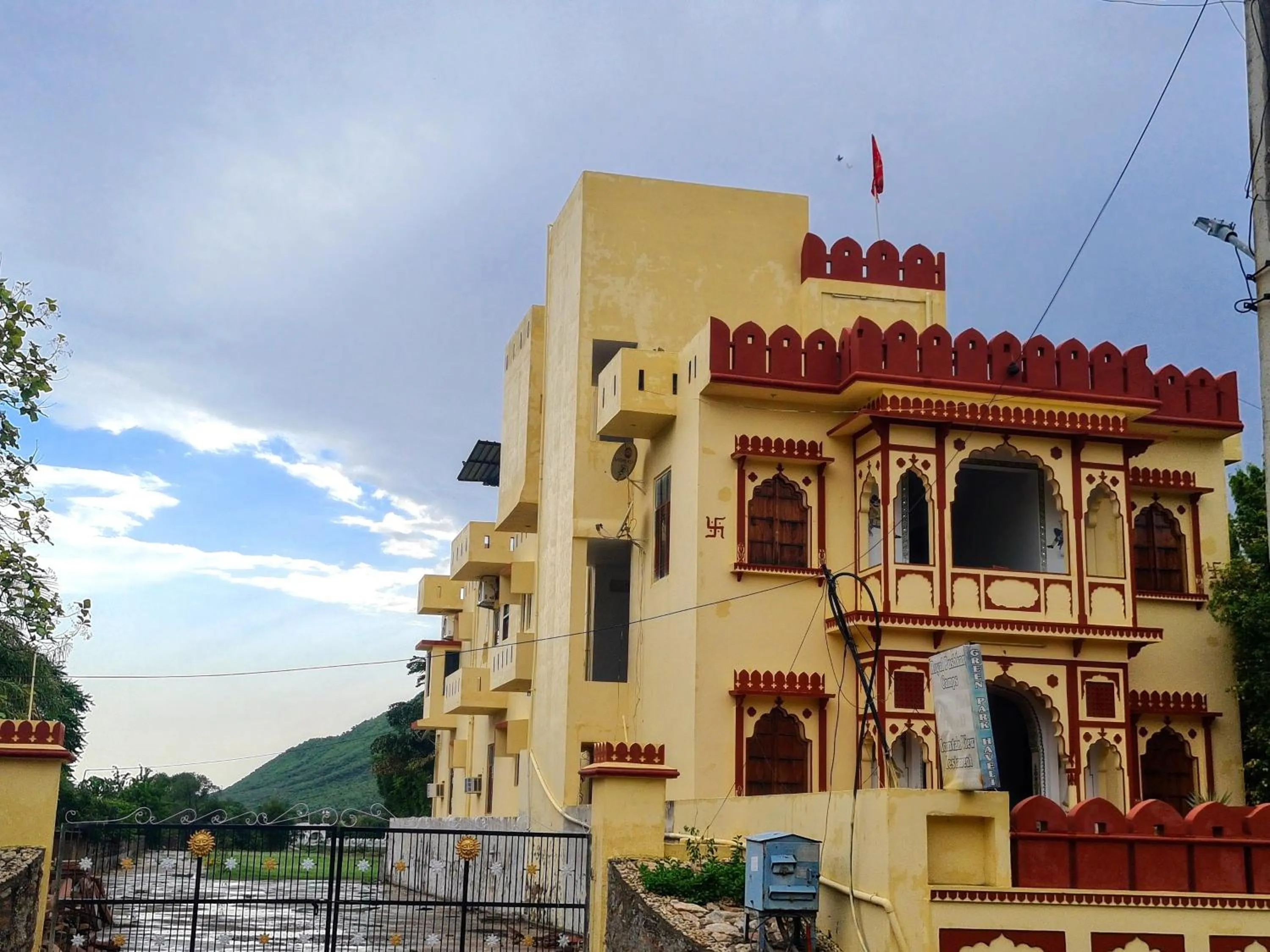 Property building in Hotel Green Haveli - A Heritage and Hill View Hotel , Pushkar