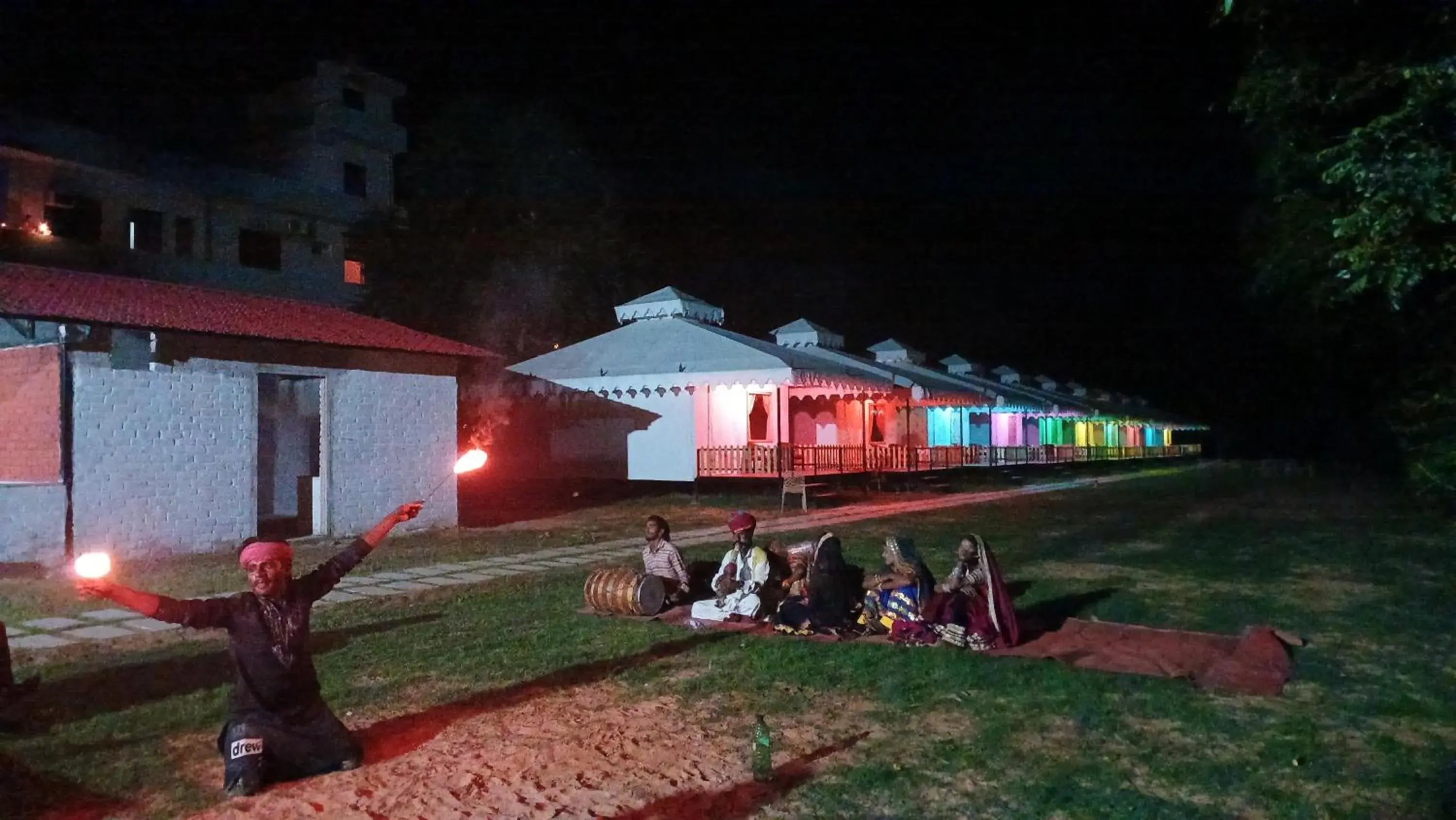 Night in Hotel Green Haveli - A Heritage and Hill View Hotel , Pushkar Night in Hotel Green Haveli - A Heritage and Hill View Hotel , Pushkar