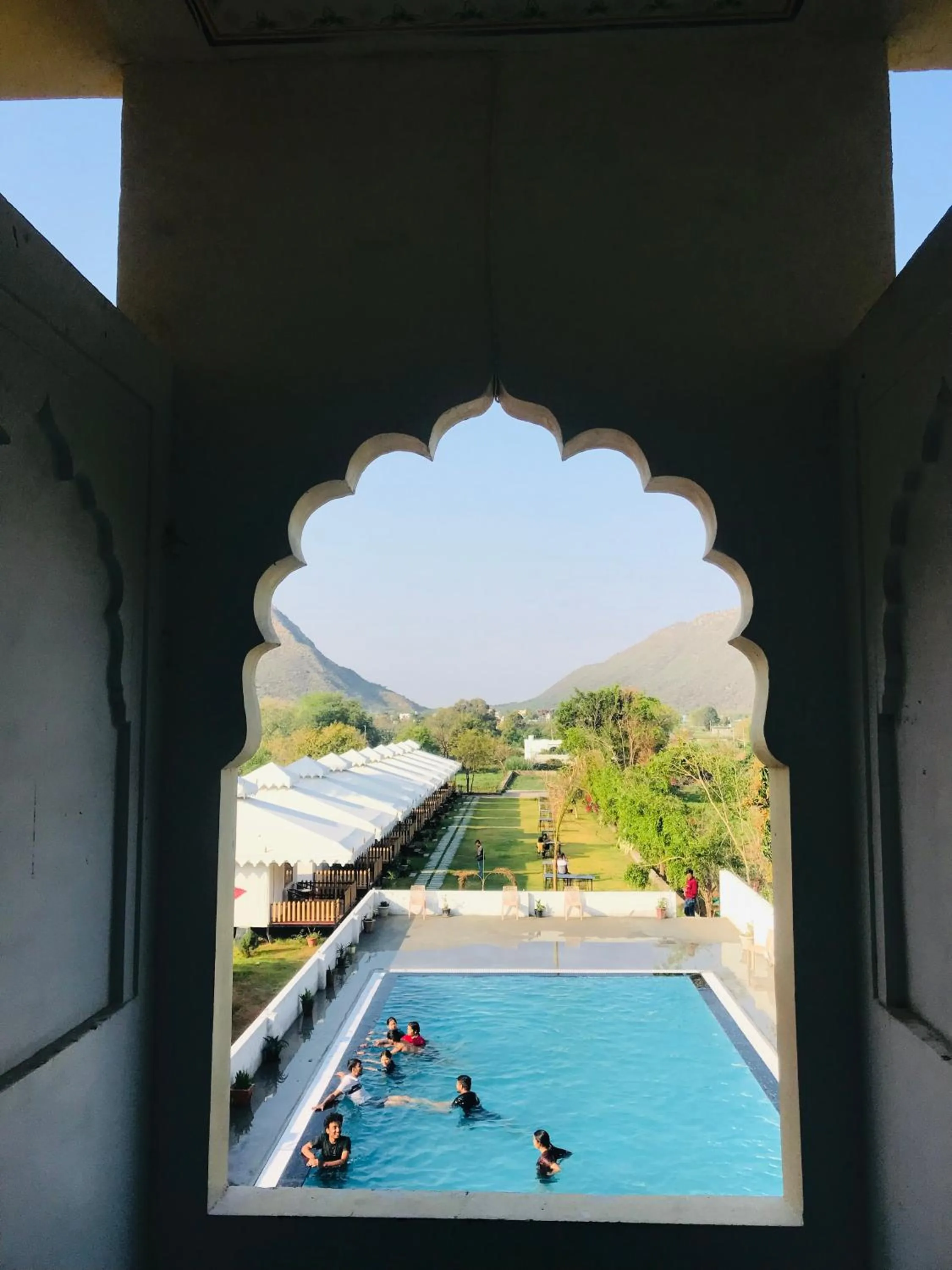 View (from property/room) in Hotel Green Haveli - A Heritage and Hill View Hotel , Pushkar