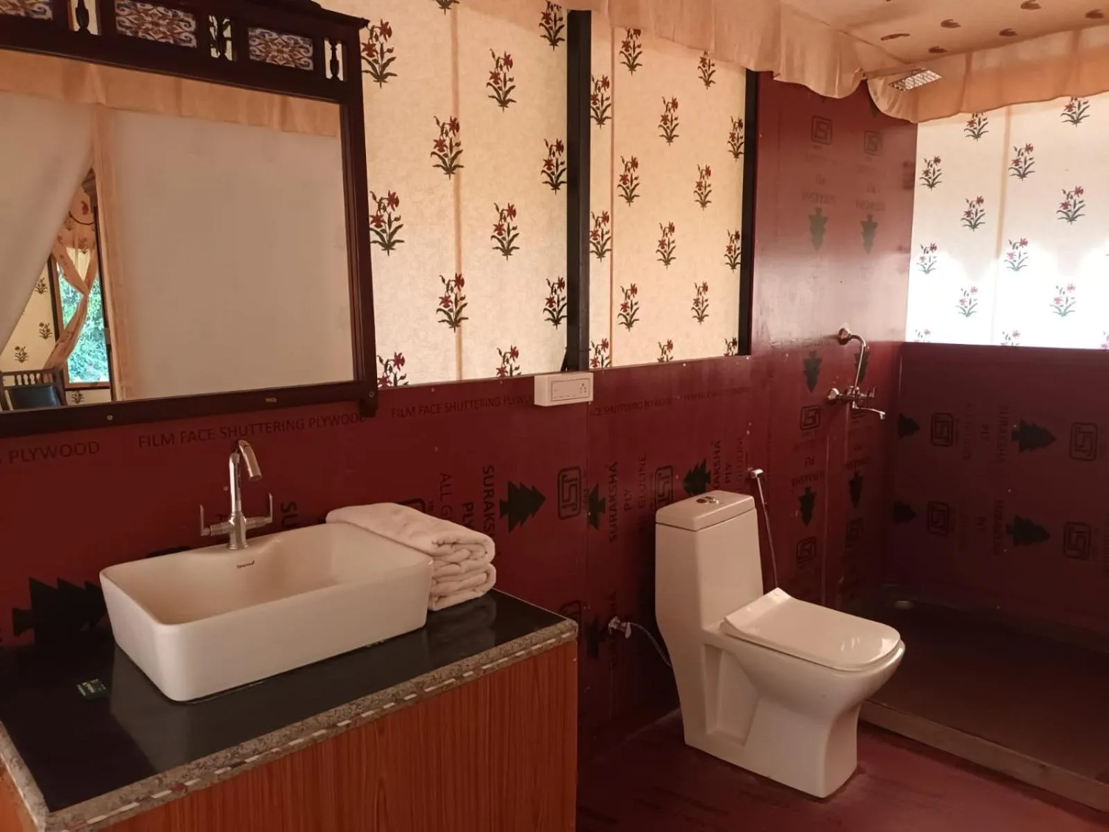 Toilet in Hotel Green Haveli - A Heritage and Hill View Hotel , Pushkar