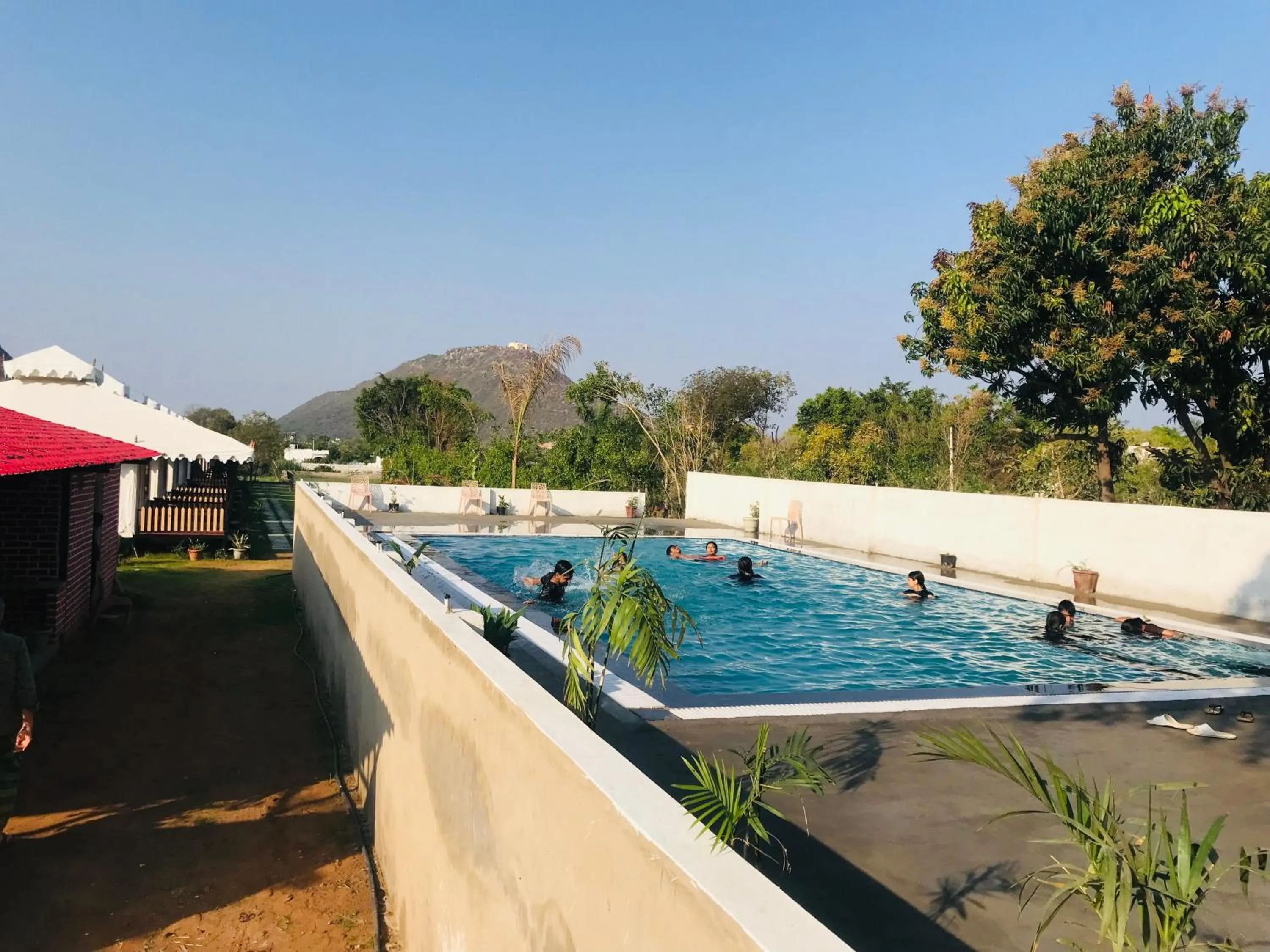 Property building in Hotel Green Haveli - A Heritage and Hill View Hotel , Pushkar
