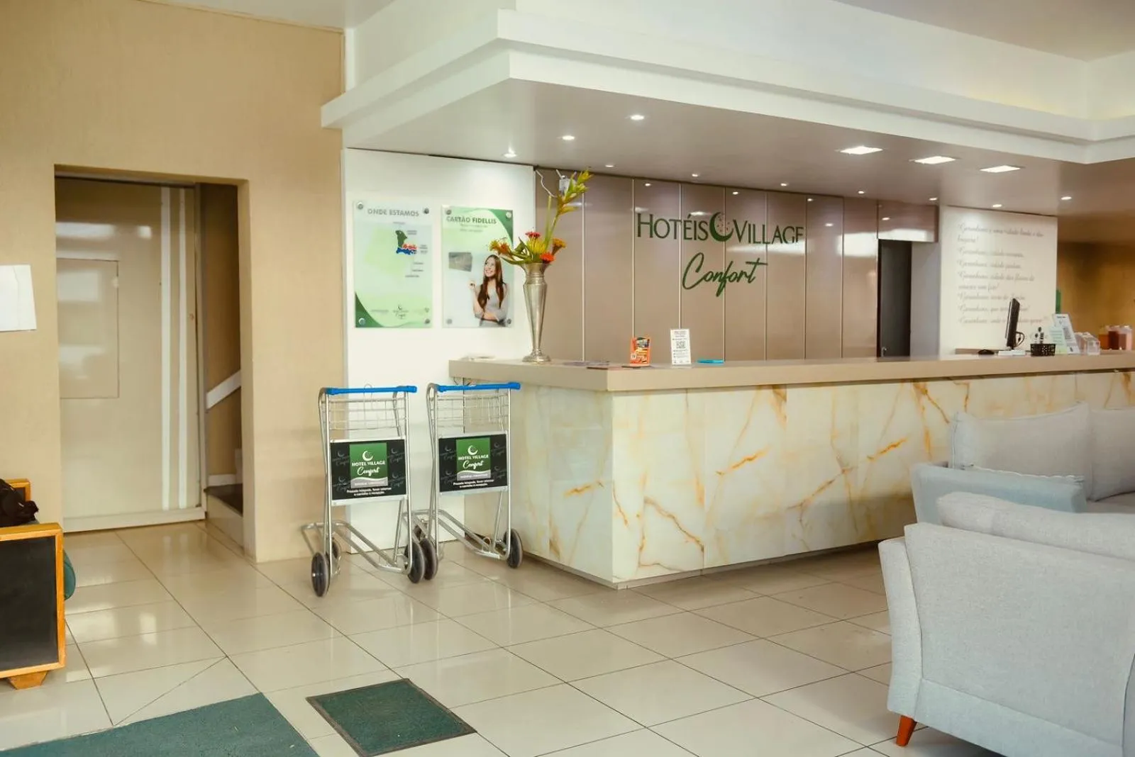 Lobby or reception in Hotel Village