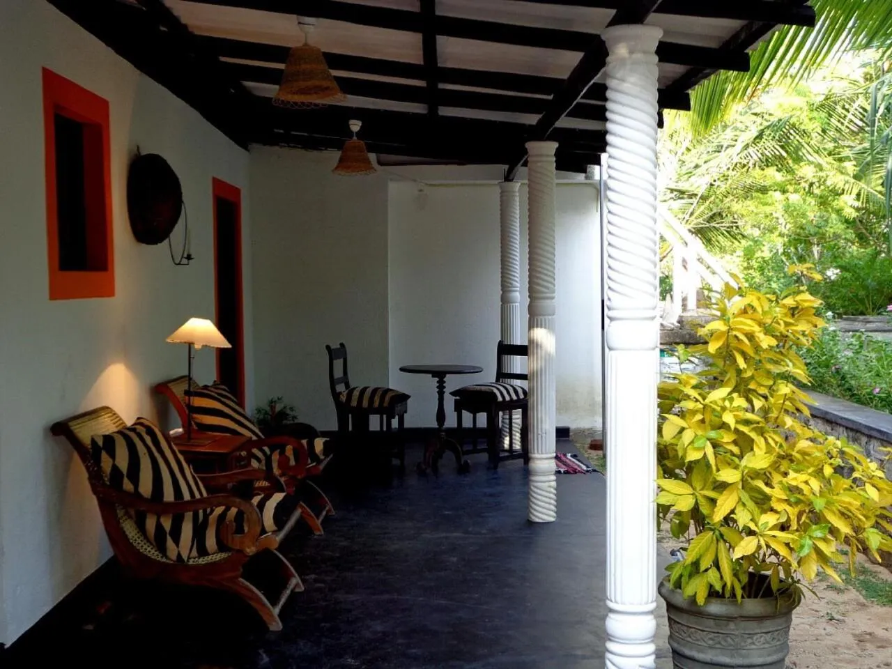 Balcony/Terrace in Shehani Beach Bungalow